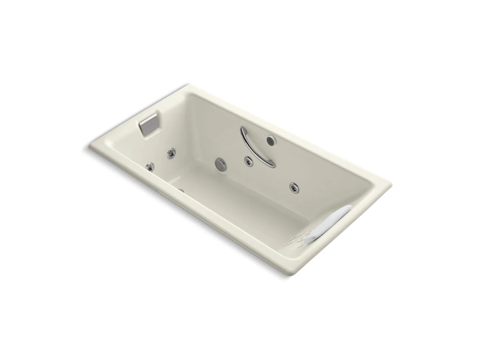 KOHLER K-856-M Tea-for-Two 66" x 36" drop-in whirlpool bath - Image 5