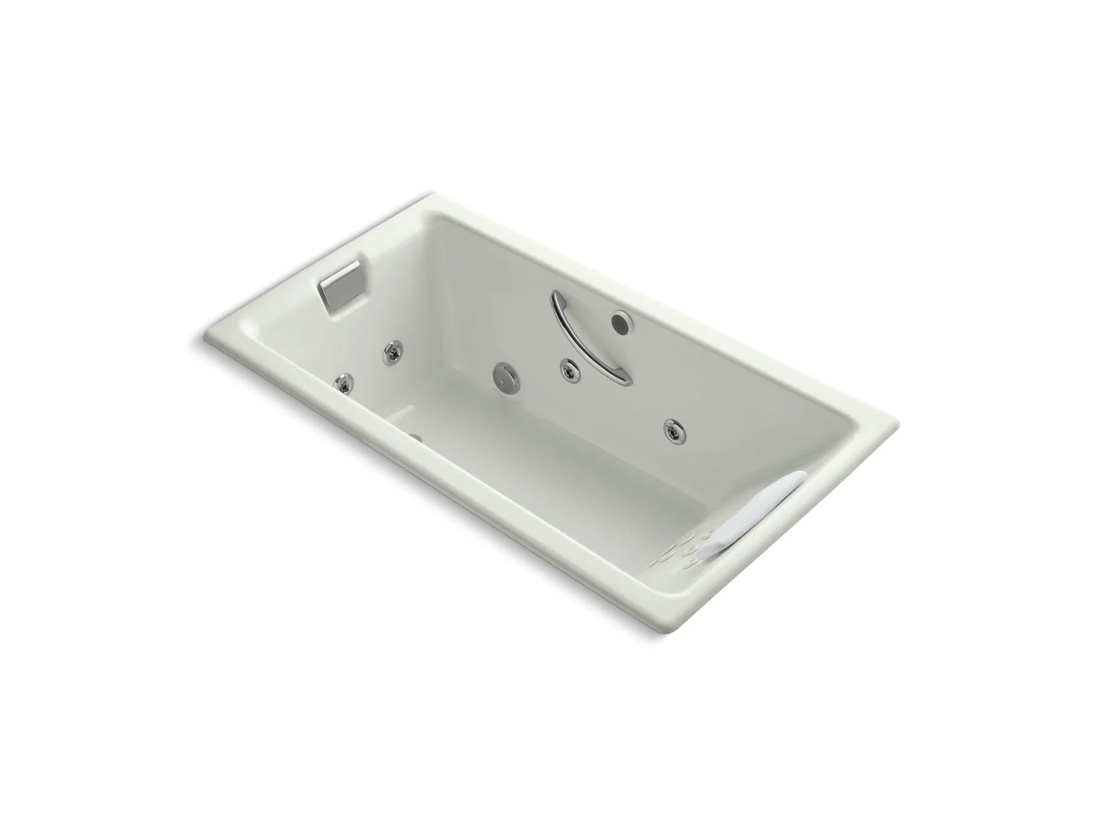 KOHLER K-856-M Tea-for-Two 66" x 36" drop-in whirlpool bath - Image 6