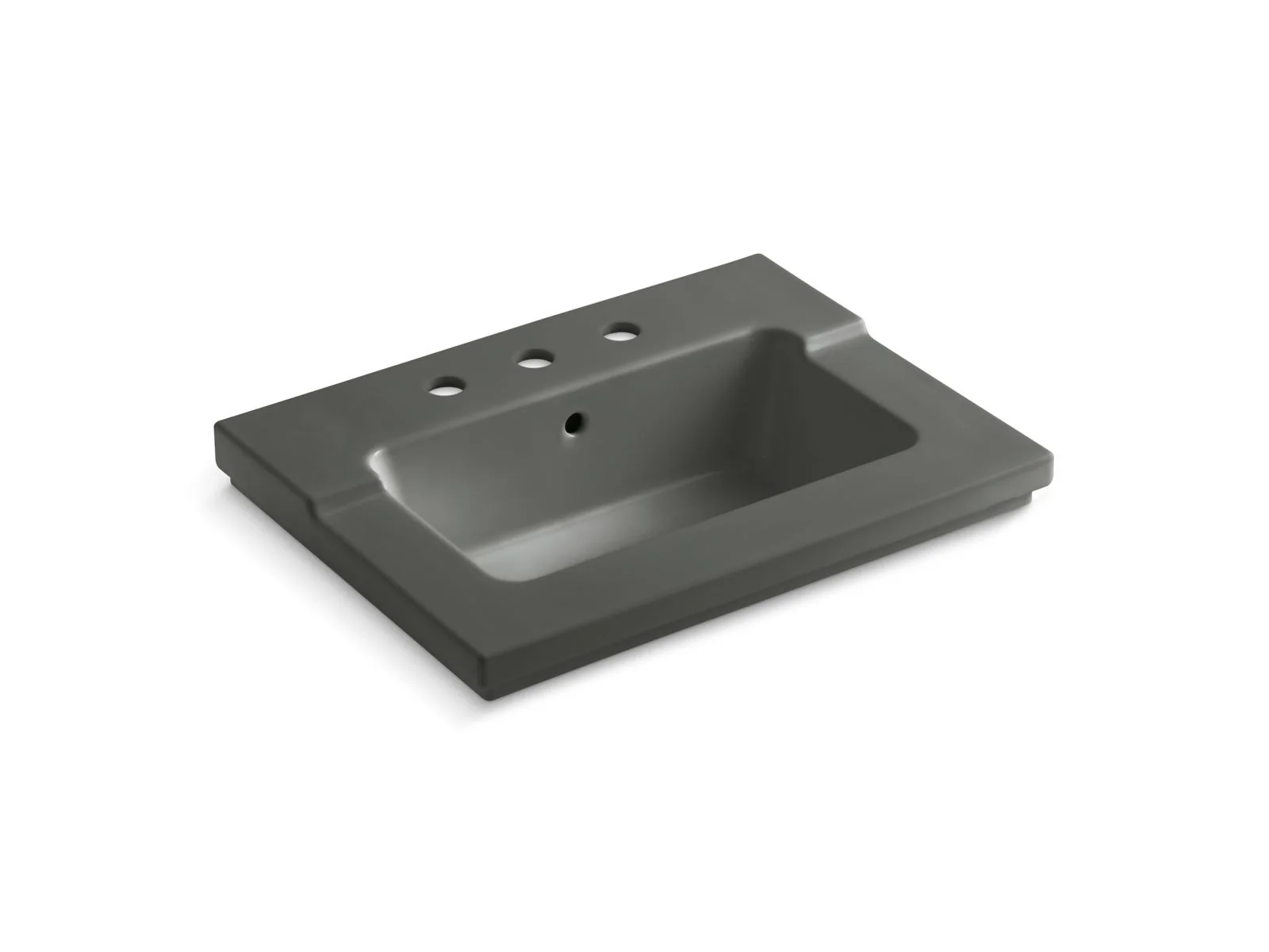 KOHLER K-2979-8 Tresham Vanity-top bathroom sink with 8" widespread faucet holes - Image 2