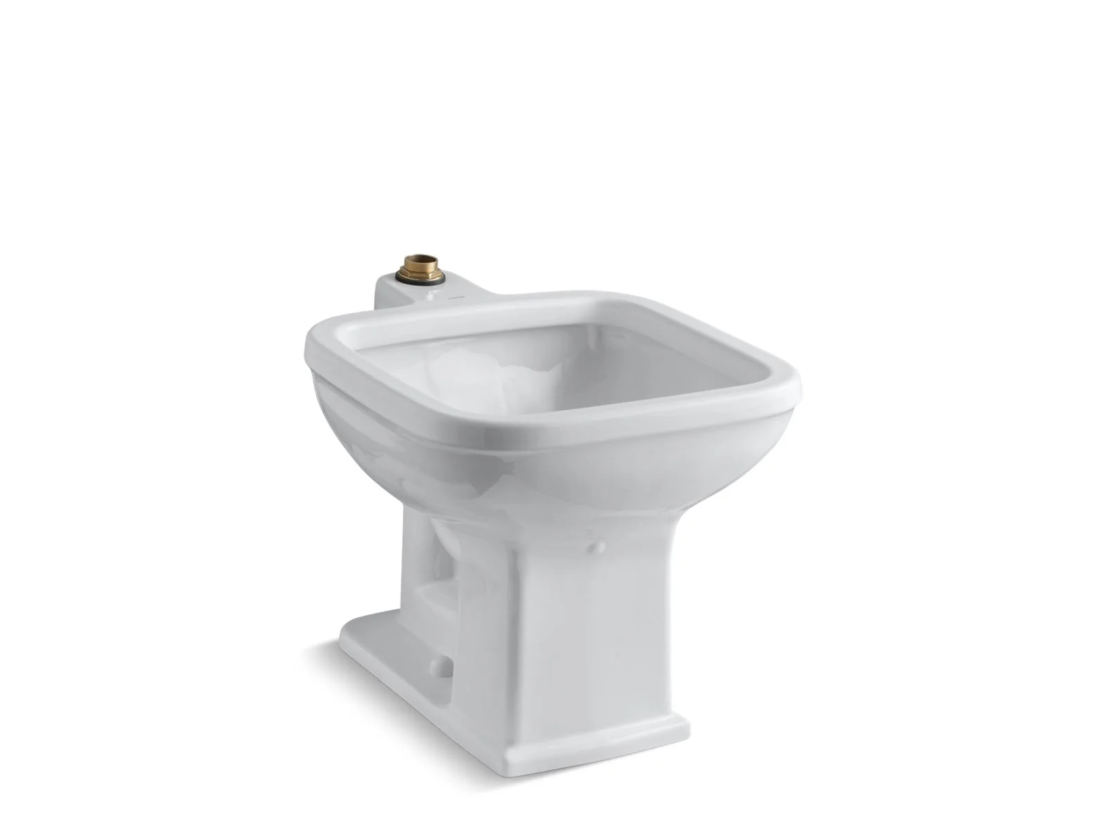 KOHLER K-6676 Tyrrell 21" x 27-1/8" floor-mount siphon-jet flushing rim service sink