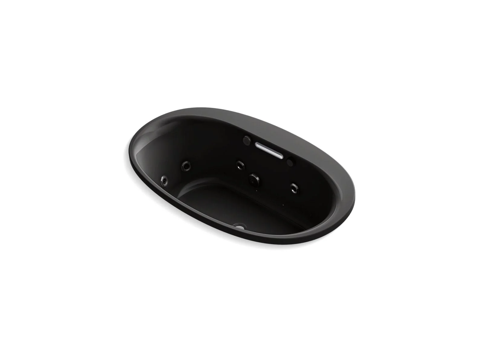 KOHLER K-5714-XHGH Underscore 59-3/4" x 35-3/4" drop-in Heated BubbleMassage air bath with whirlpool - Image 3
