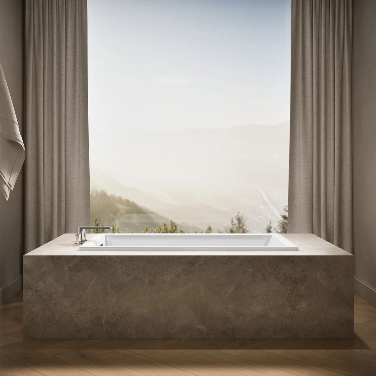 KOHLER K-1130 Underscore 60" x 32" drop-in bath - Image 19