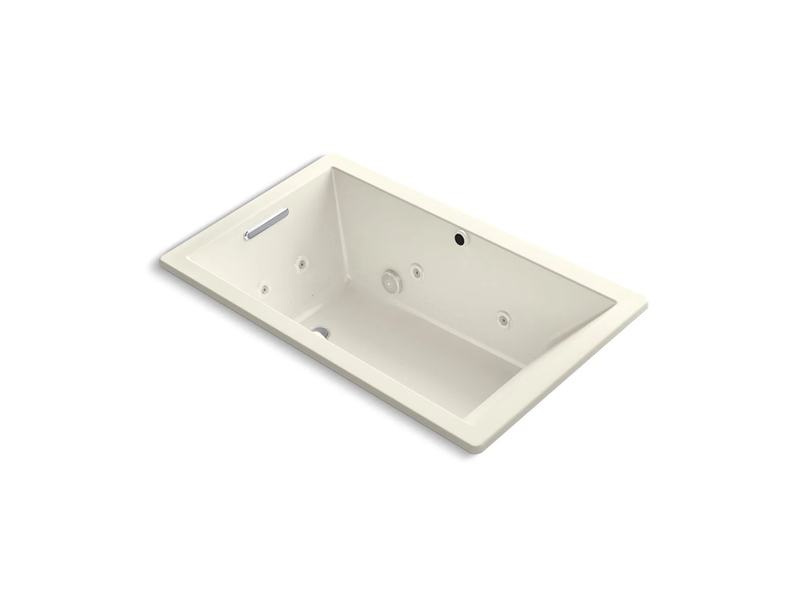 KOHLER K-1849-XHGH Underscore 60" x 36" drop-in Heated BubbleMassage air bath with whirlpool - Image 5