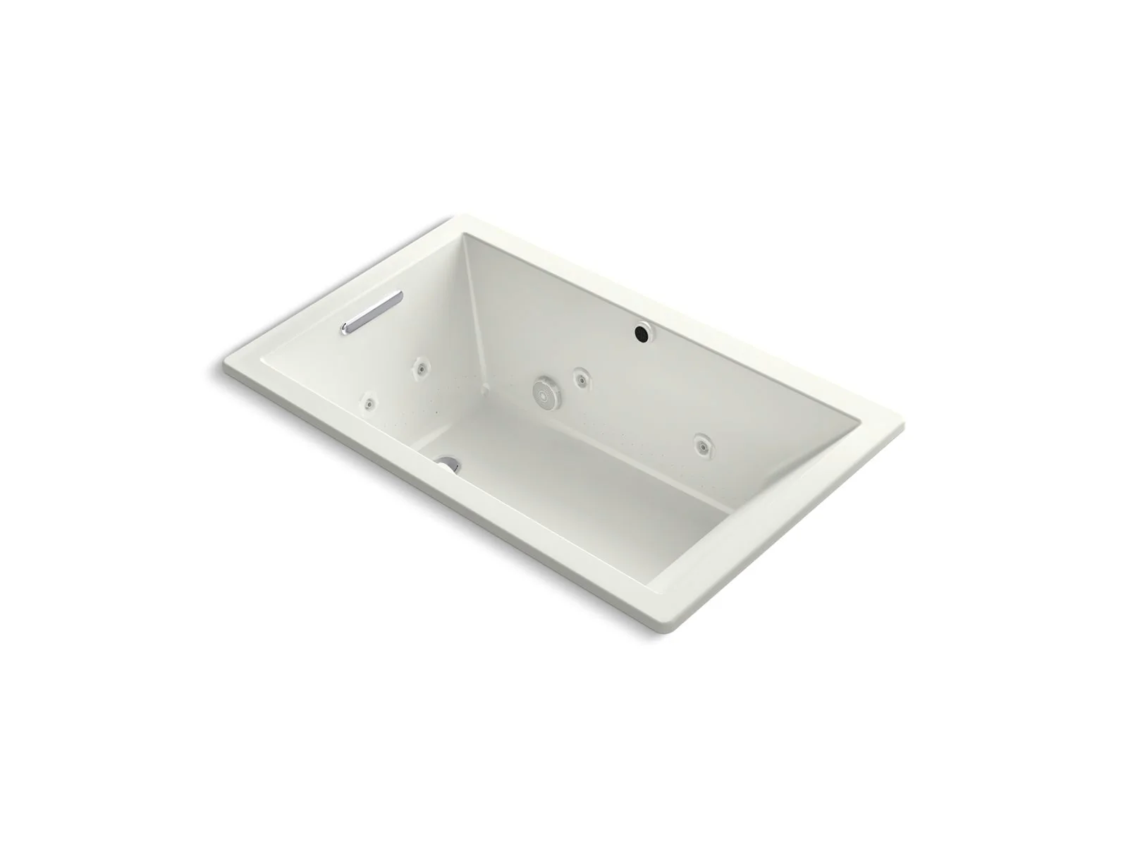 KOHLER K-1849-XHGH Underscore 60" x 36" drop-in Heated BubbleMassage air bath with whirlpool - Image 6