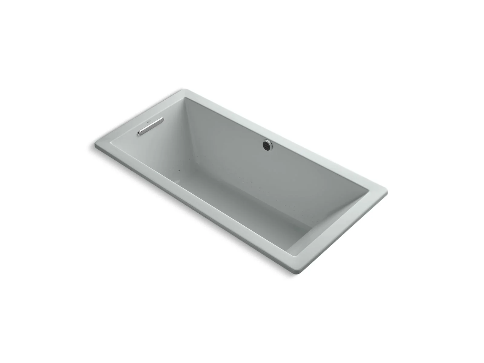 KOHLER K-1822-GHW Underscore 66" x 32" drop-in Heated BubbleMassage air bath with Bask heated surface - Image 4