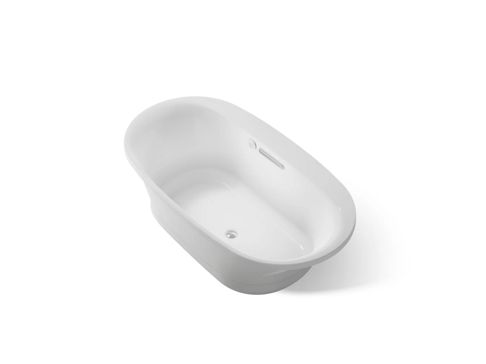 KOHLER K-5716-GHW Underscore 66" x 36" drop-in Heated BubbleMassage air bath with Bask heated surface - Image 17