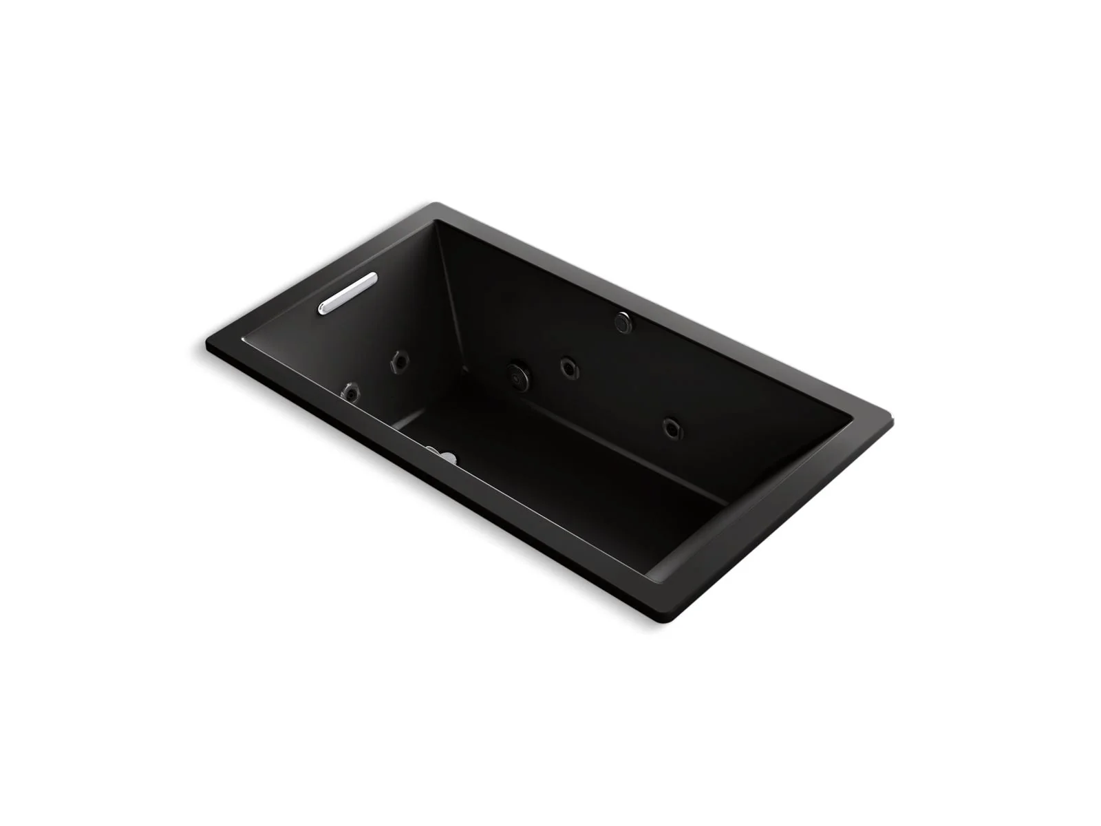 KOHLER K-1173-XHGH Underscore 66" x 36" drop-in Heated BubbleMassage air bath with whirlpool - Image 3