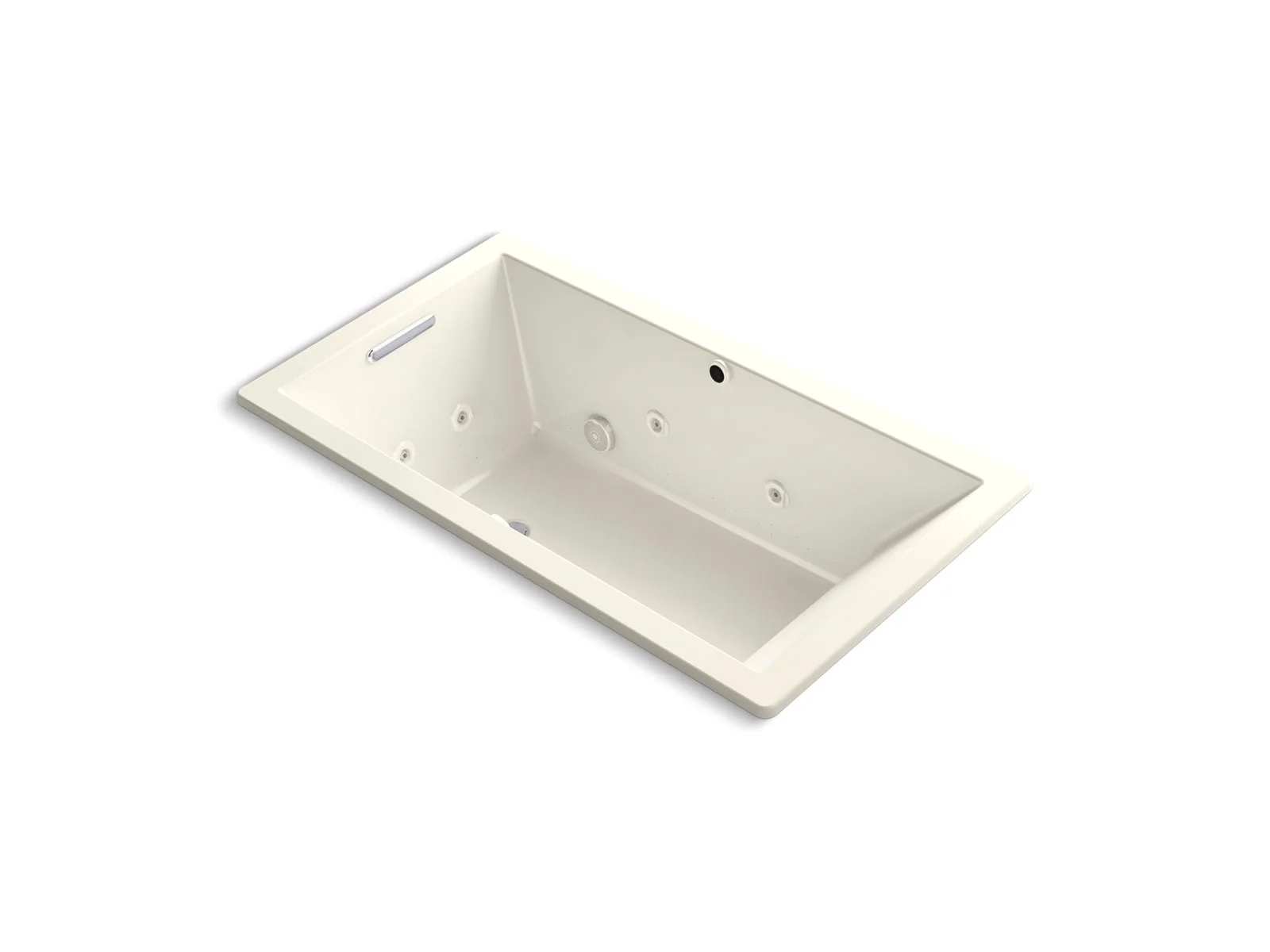 KOHLER K-1173-XHGH Underscore 66" x 36" drop-in Heated BubbleMassage air bath with whirlpool - Image 5