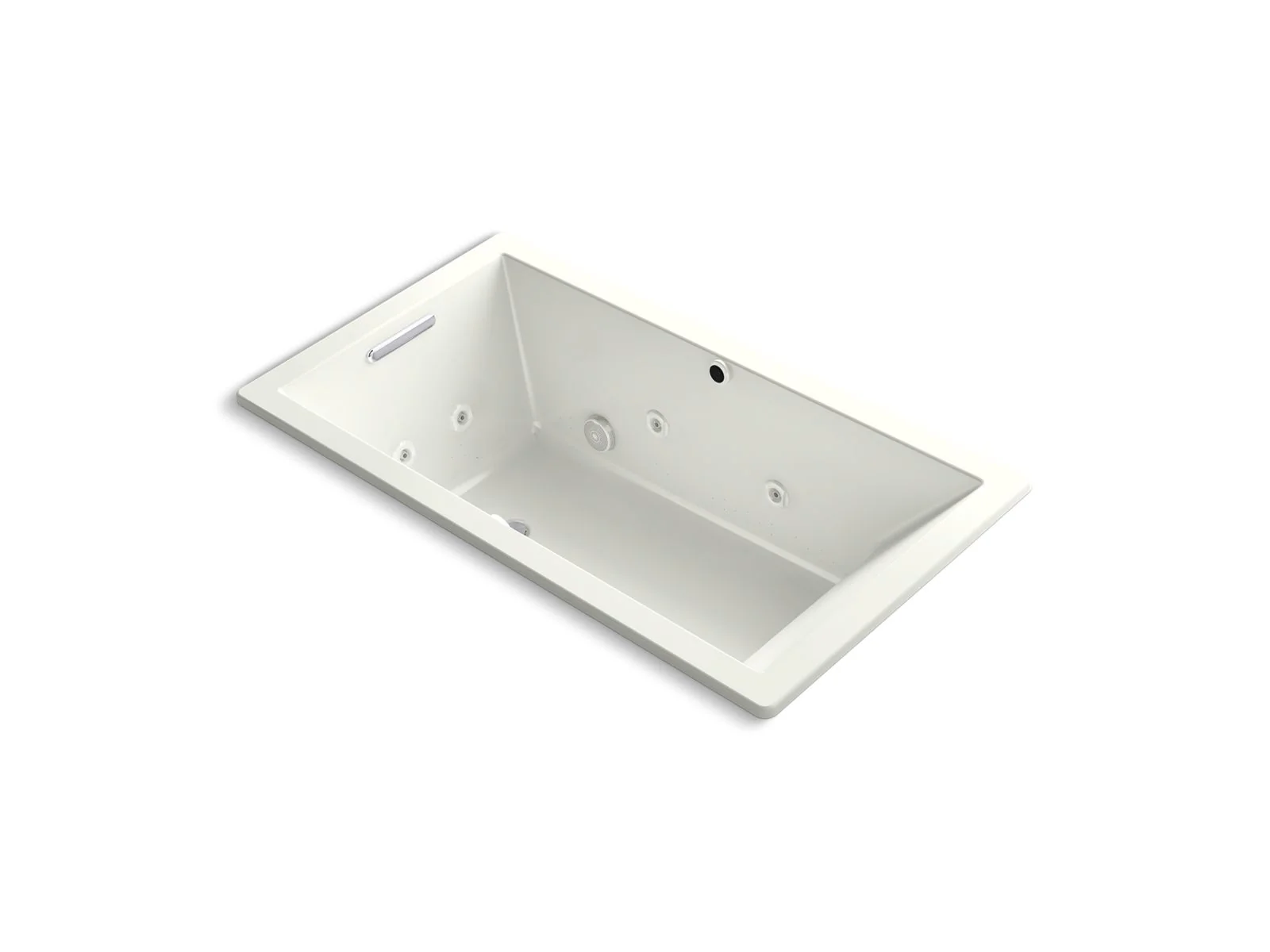 KOHLER K-1173-XHGH Underscore 66" x 36" drop-in Heated BubbleMassage air bath with whirlpool - Image 6