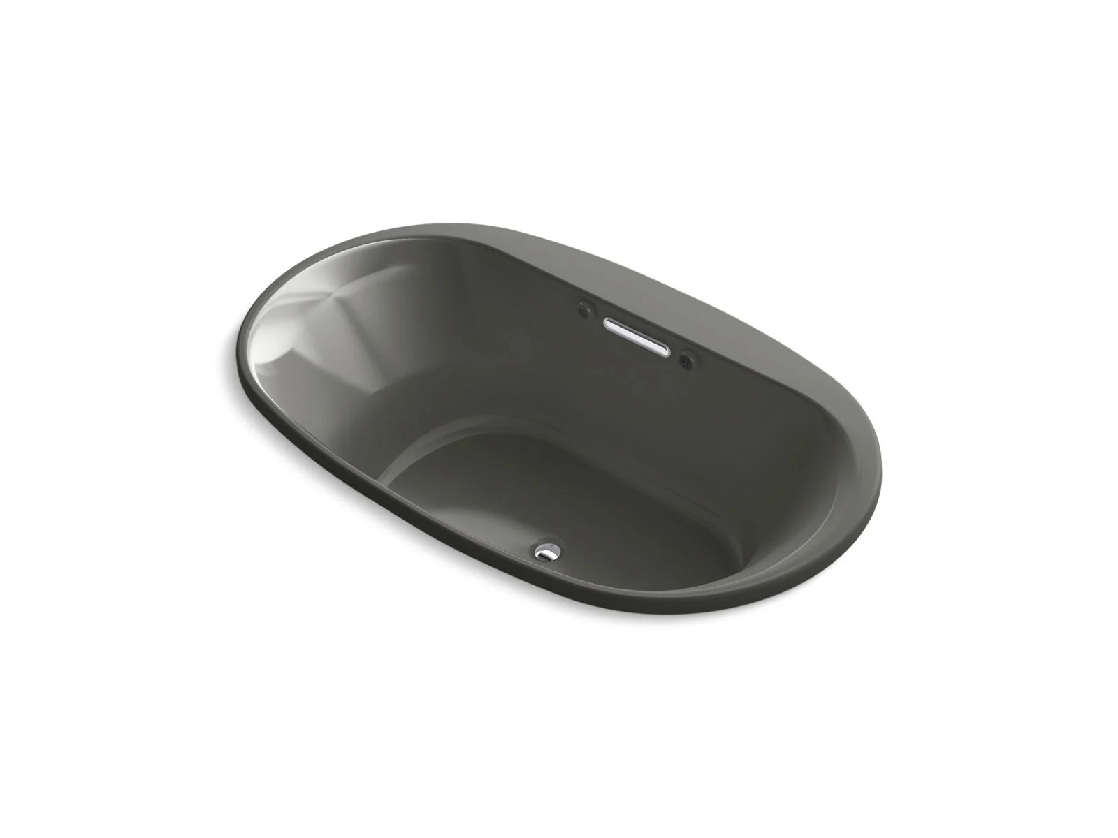KOHLER K-5718-GHW Underscore 71-1/2" x 41-1/2" drop-in Heated BubbleMassage air bath with Bask heated surface - Image 2