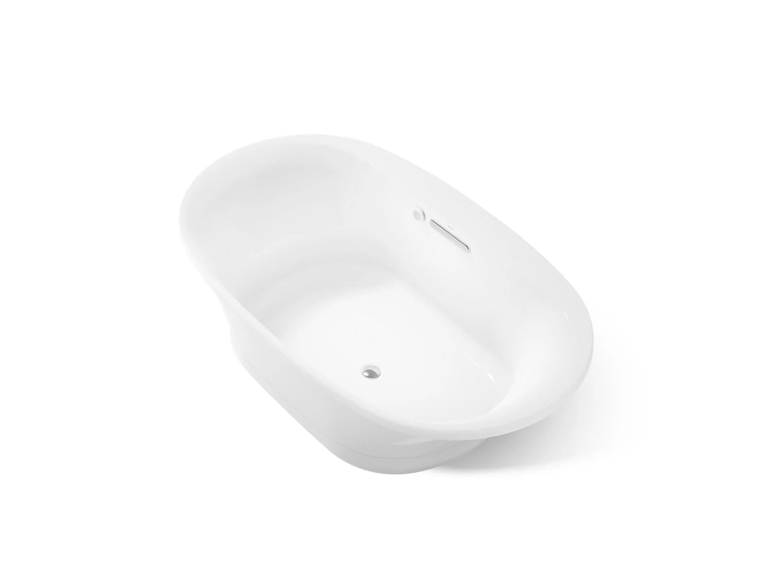 KOHLER K-5718-GHW Underscore 71-1/2" x 41-1/2" drop-in Heated BubbleMassage air bath with Bask heated surface - Image 7