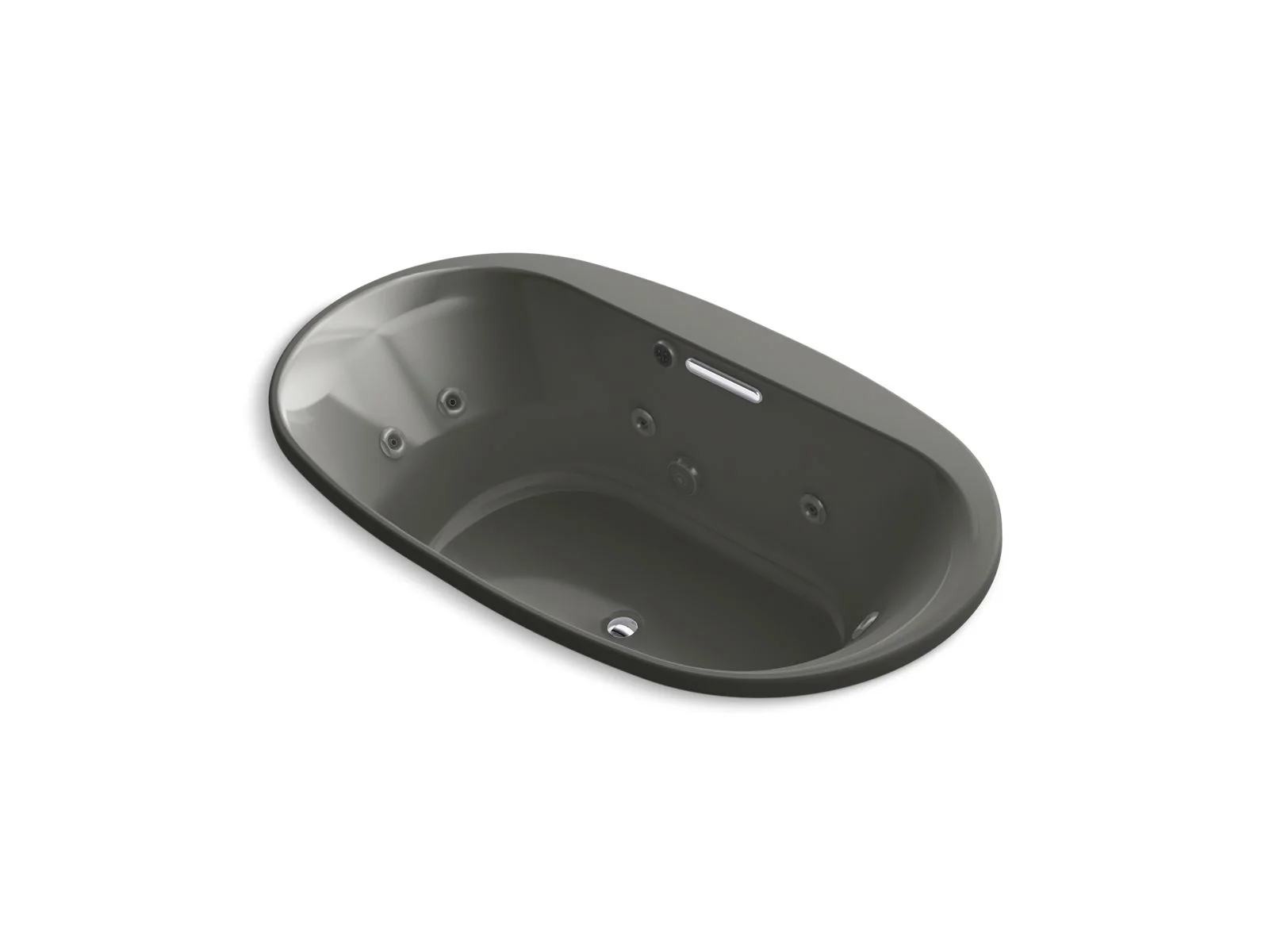KOHLER K-5718-JH Underscore 72" x 42" drop-in heated whirlpool bath - Image 2