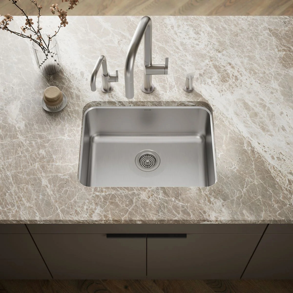 KOHLER K-3325 Undertone 23" undermount single-bowl kitchen sink - Image 3