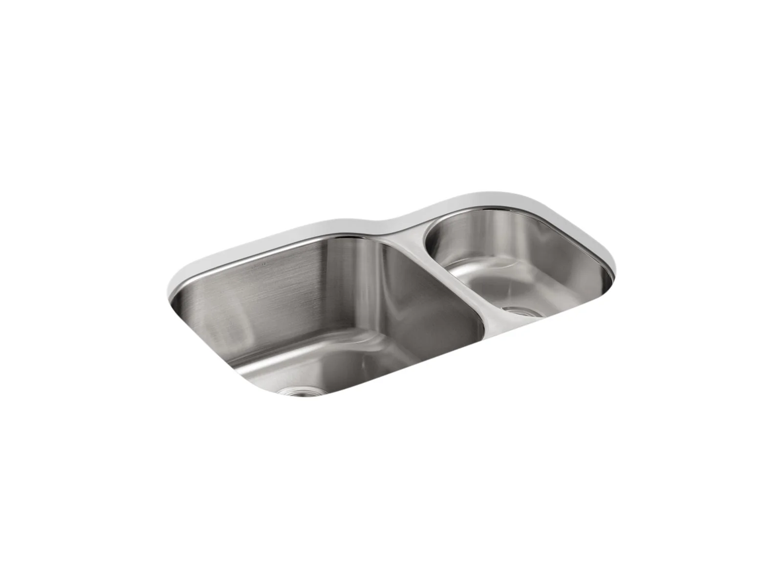 KOHLER K-3355 Undertone 30-3/4" undermount double-bowl kitchen sink