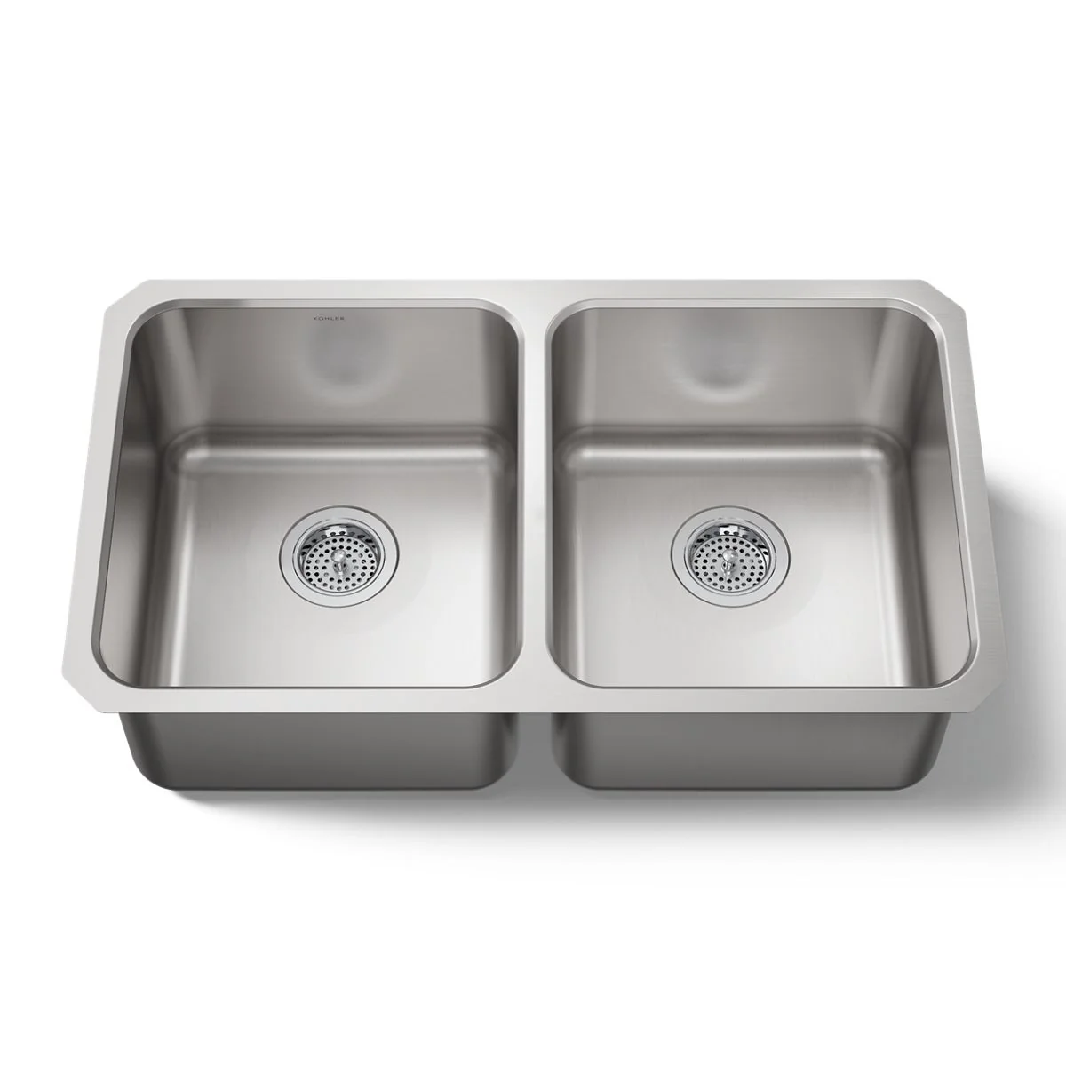 KOHLER K-3350 Undertone 31-1/2" undermount double-bowl kitchen sink - Image 5