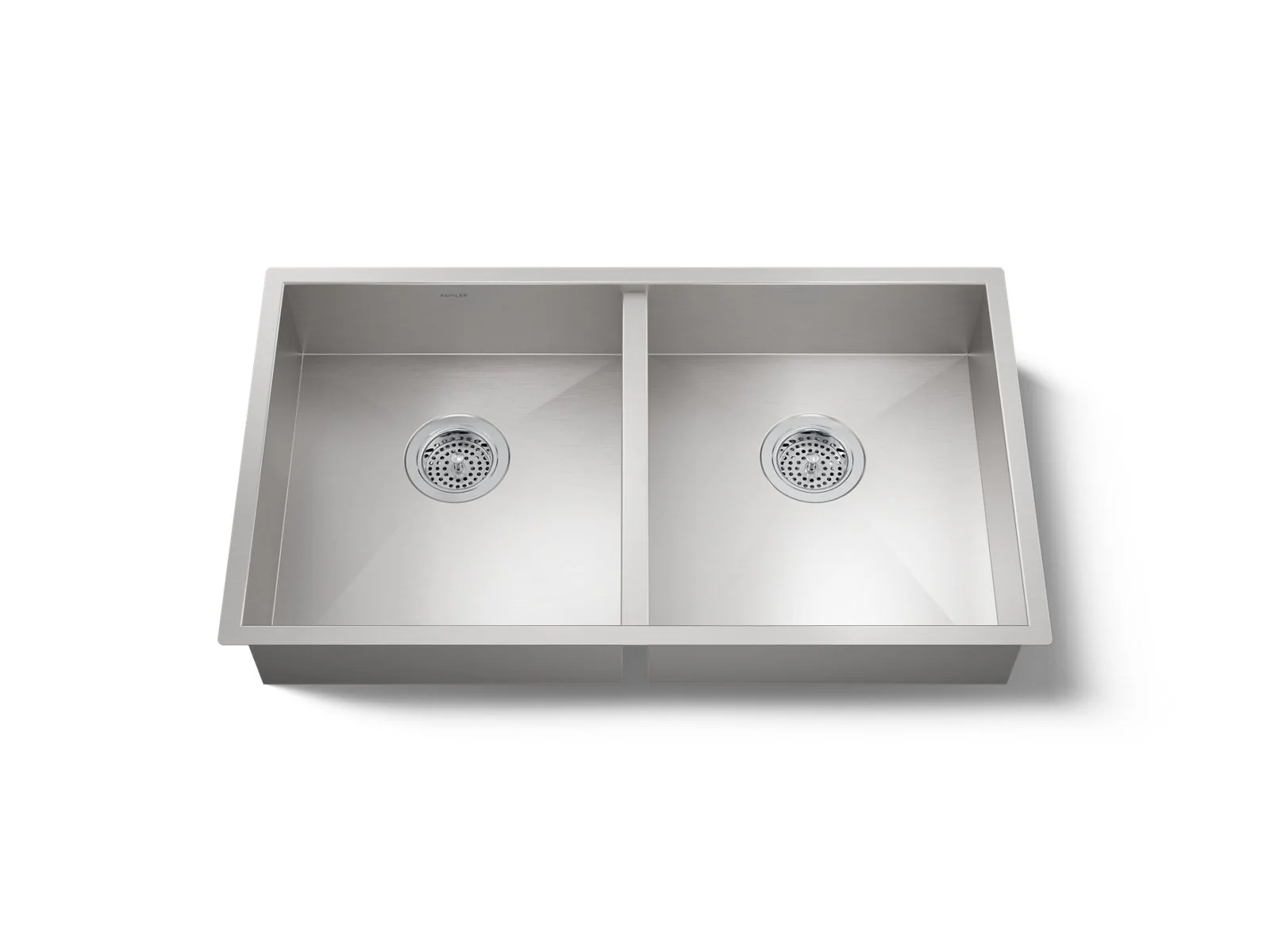KOHLER K-25940 Vault 32" undermount double-bowl kitchen sink - Image 2