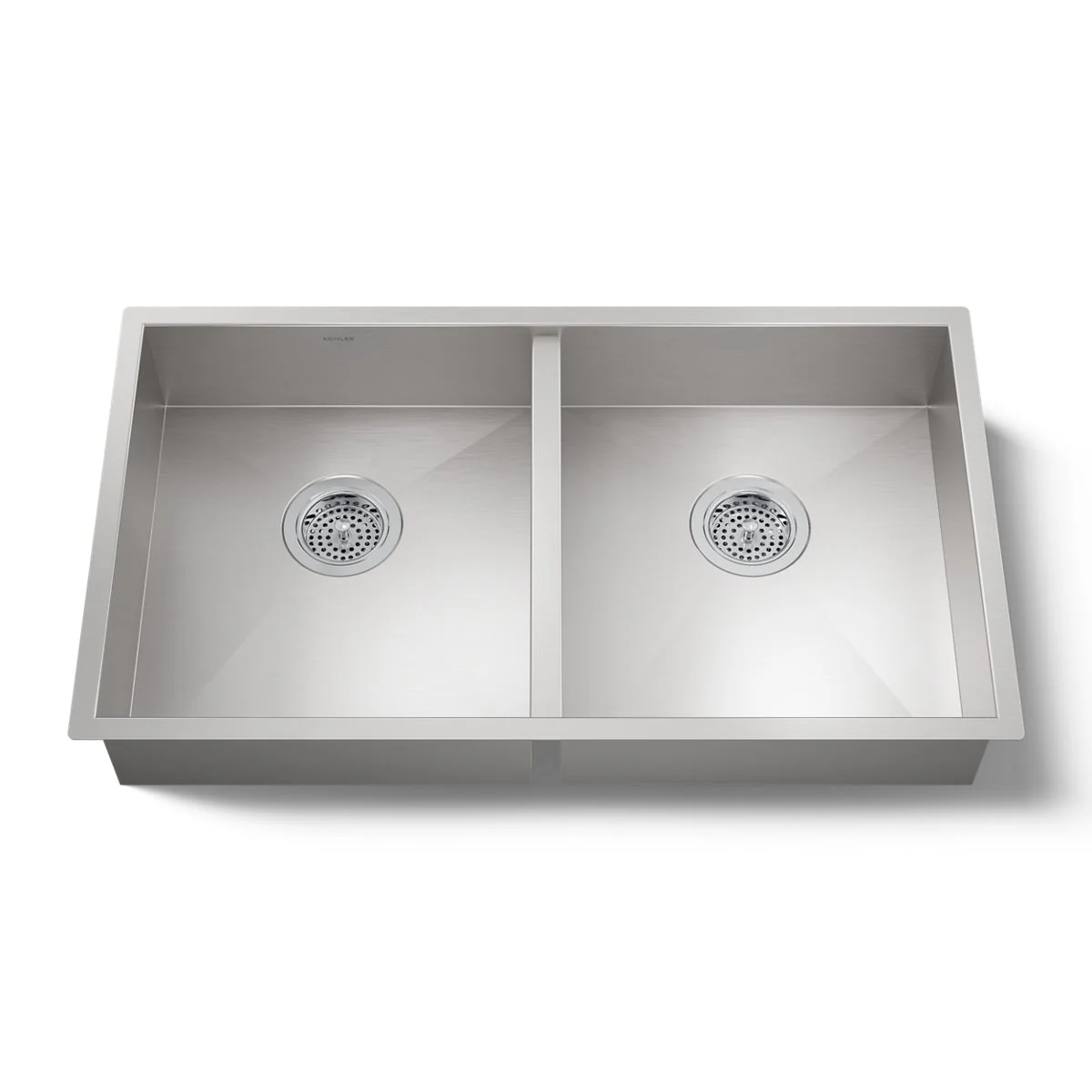KOHLER K-25940 Vault 32" undermount double-bowl kitchen sink - Image 5