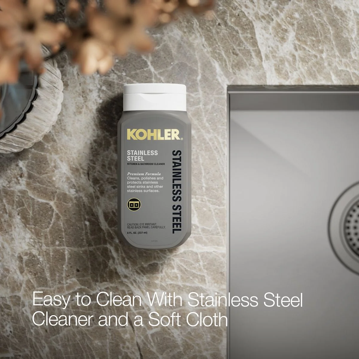 KOHLER K-3838-3 Vault Smart Divide 33" top-/undermount double-bowl kitchen sink - Image 4