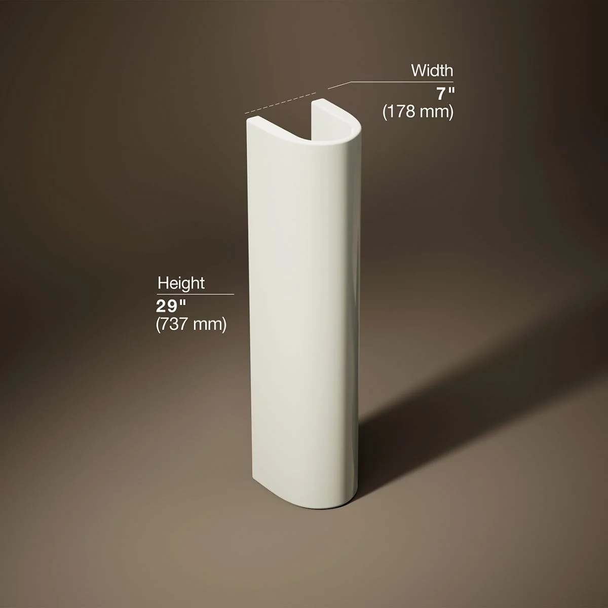 KOHLER K-5246 Veer Pedestal - Image 5