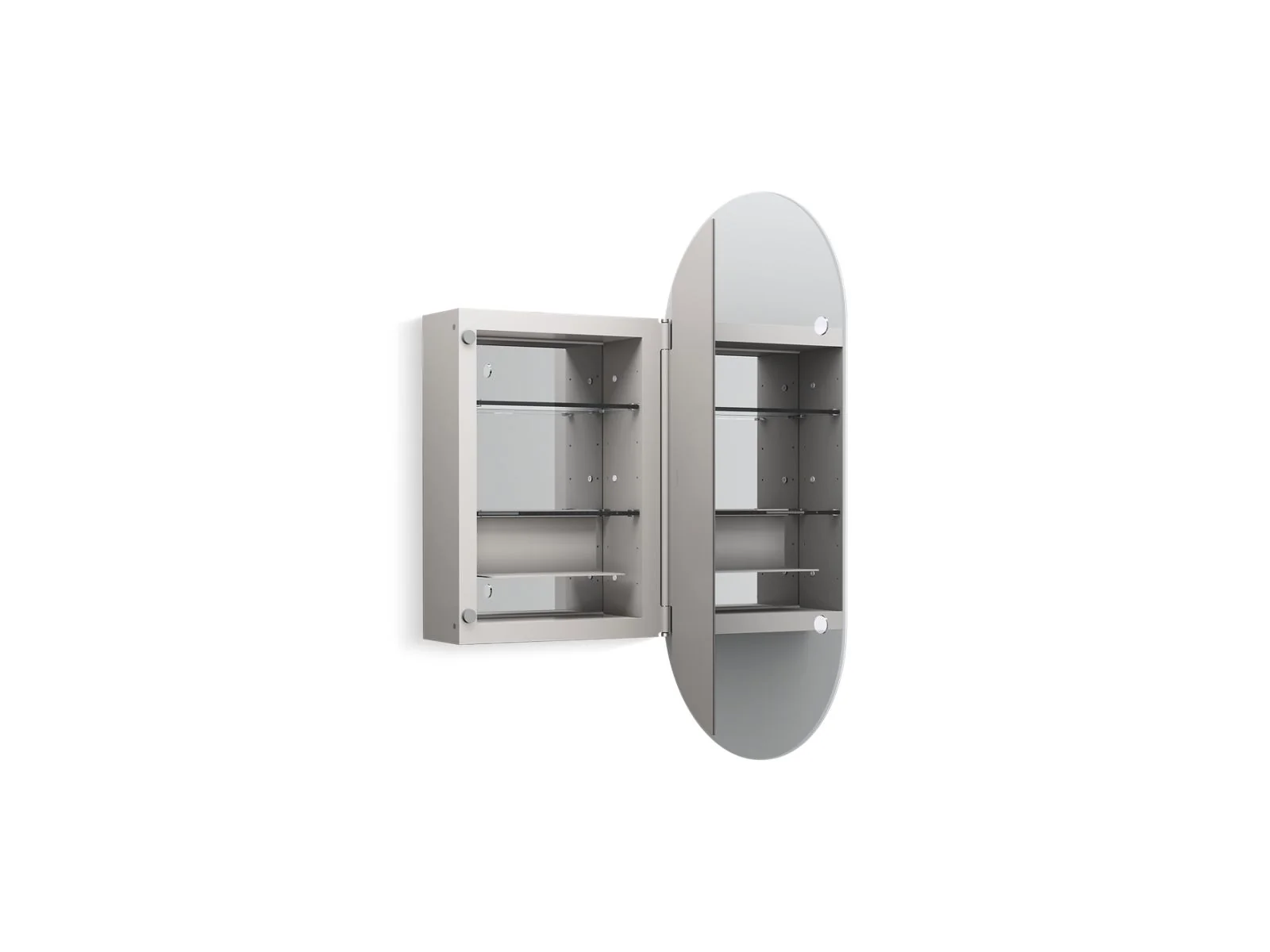KOHLER K-35573-NFC Verdera 15" x 30" capsule medicine cabinet - Image 3