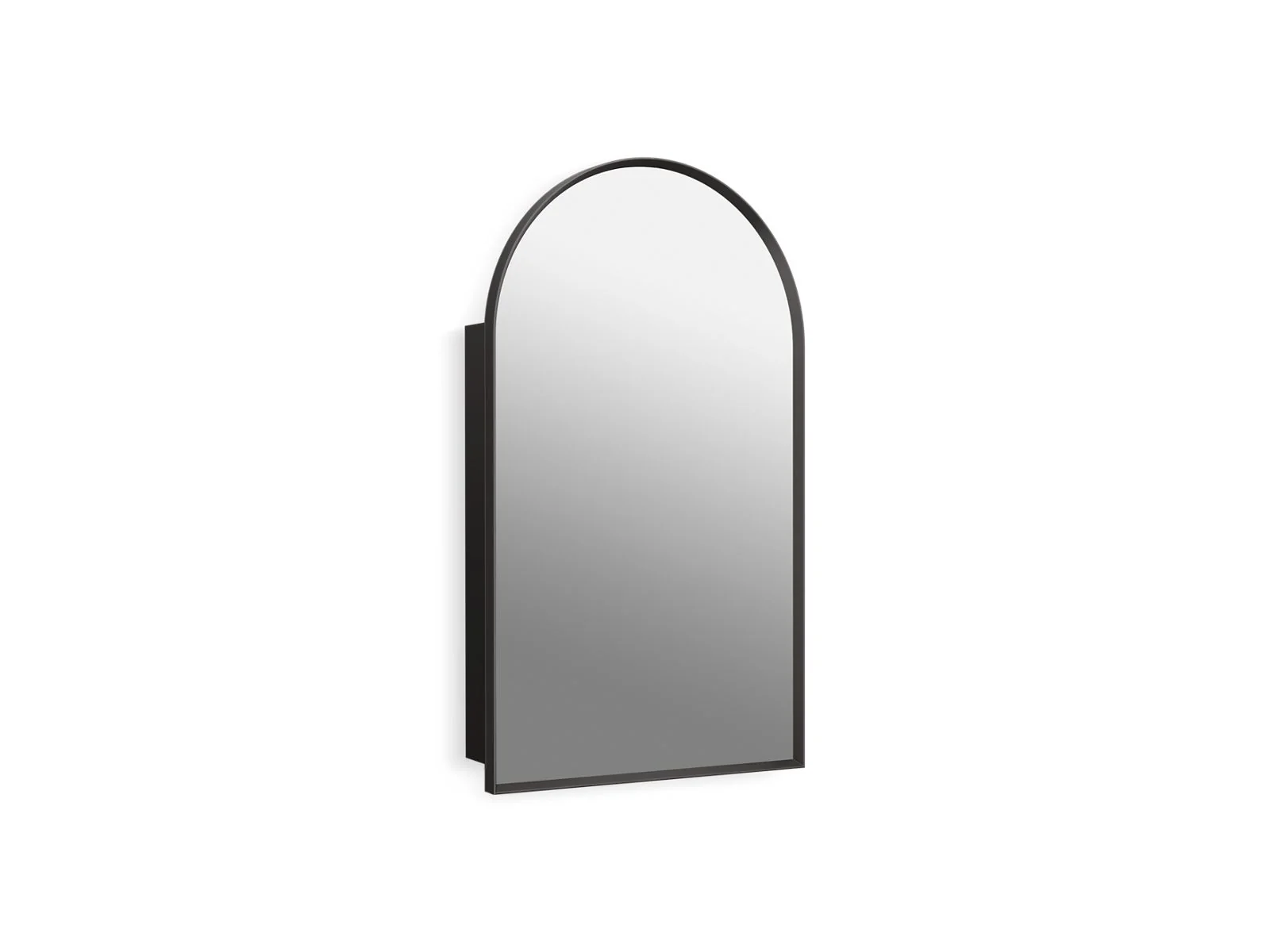 KOHLER K-36540 Verdera 20" x 34" arched framed medicine cabinet, left-hinged - Image 4