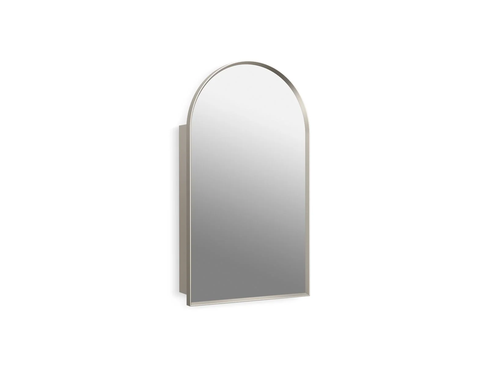 KOHLER K-36540 Verdera 20" x 34" arched framed medicine cabinet, left-hinged - Image 7