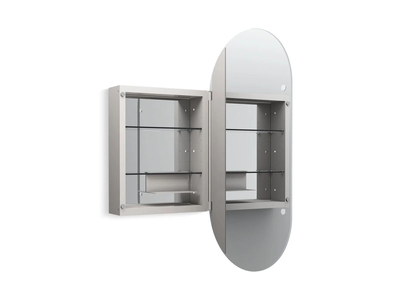 KOHLER K-35574-NFC Verdera 20" x 40" capsule medicine cabinet - Image 3