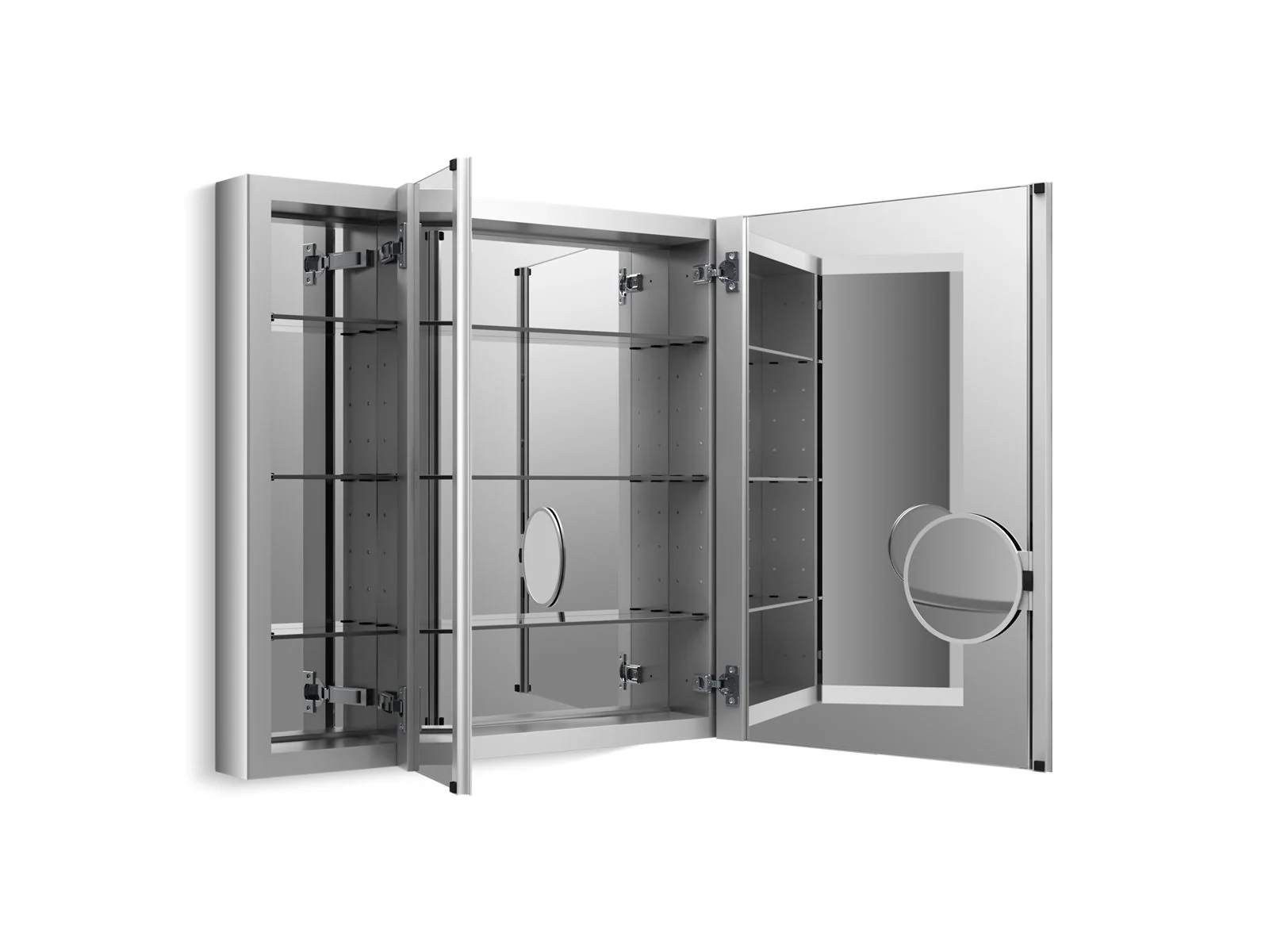 KOHLER K-99011-SCF Verdera 40" x 30" three-door medicine cabinet - Image 3