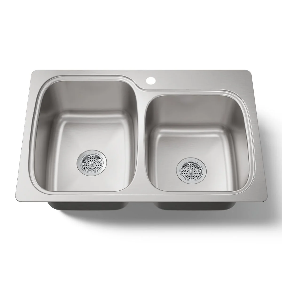 KOHLER K-75791-1 Verse 33" top-/undermount double-bowl kitchen sink - Image 6