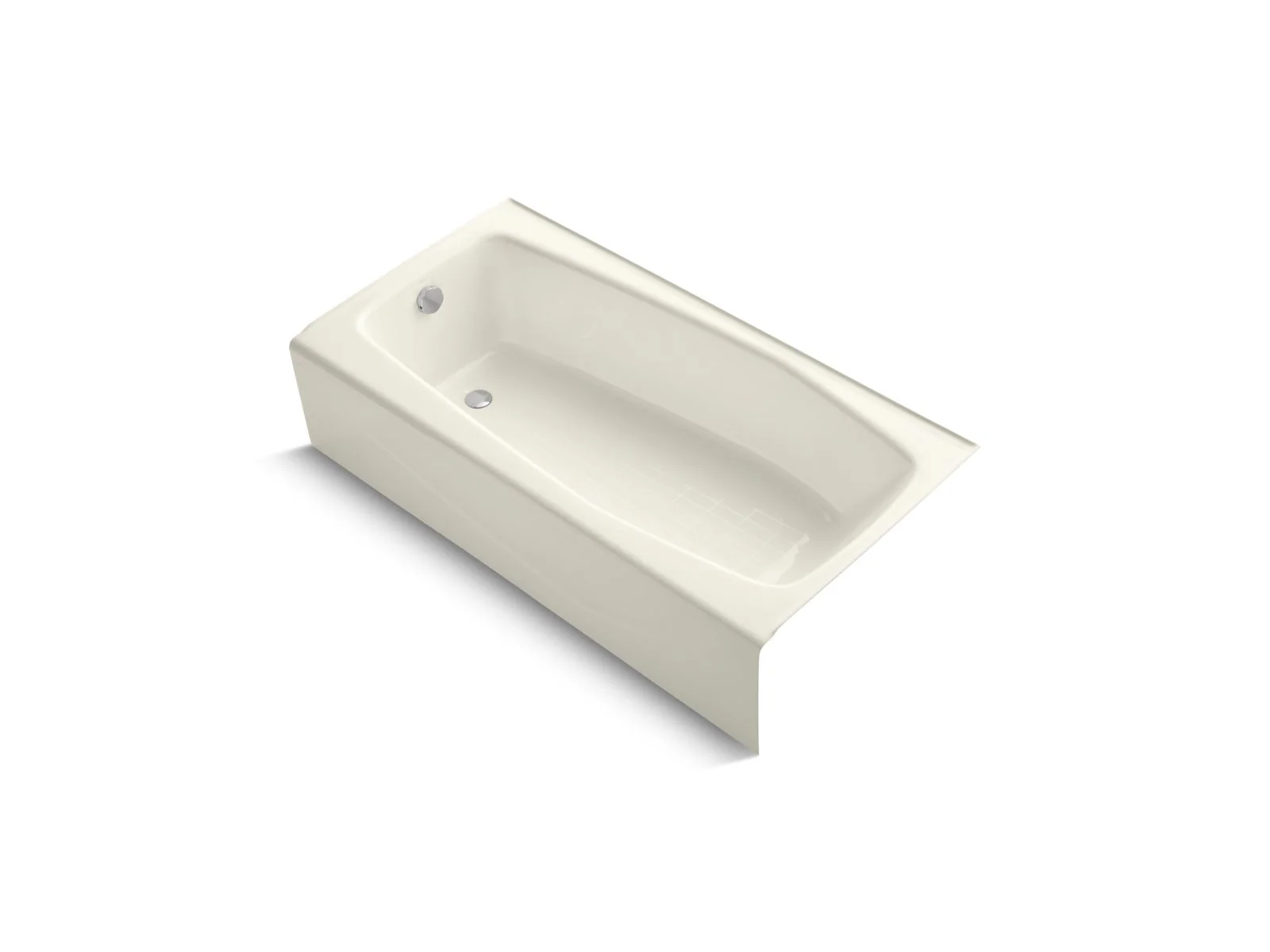 KOHLER K-715 Villager 60" x 30-1/4" alcove bath, left drain - Image 2