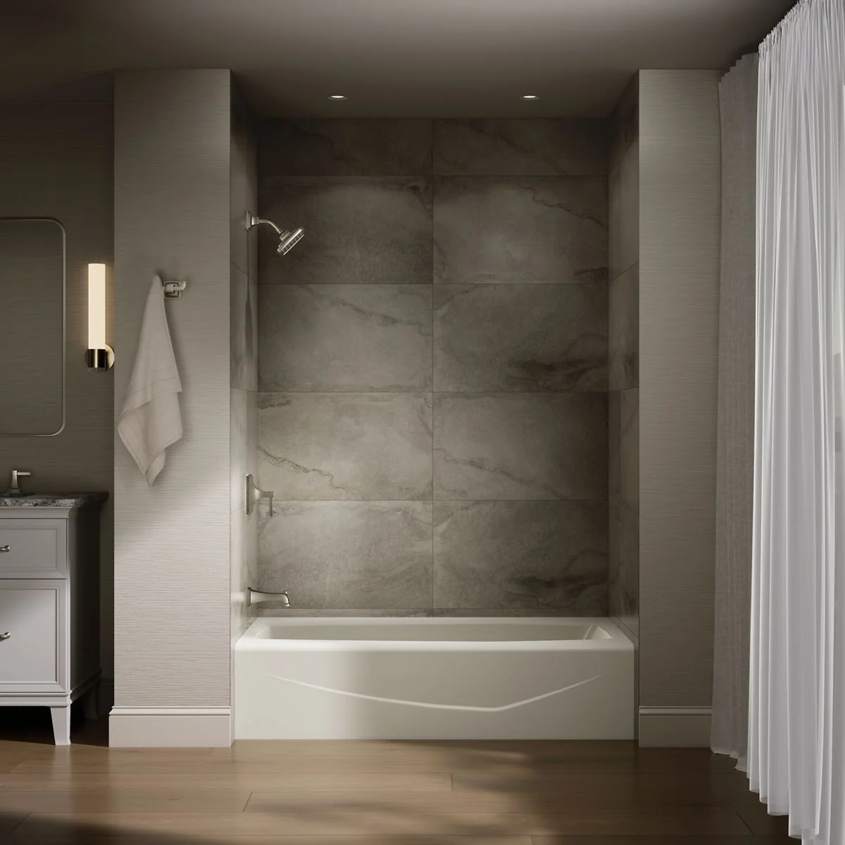 KOHLER K-715 Villager 60" x 30-1/4" alcove bath, left drain - Image 6