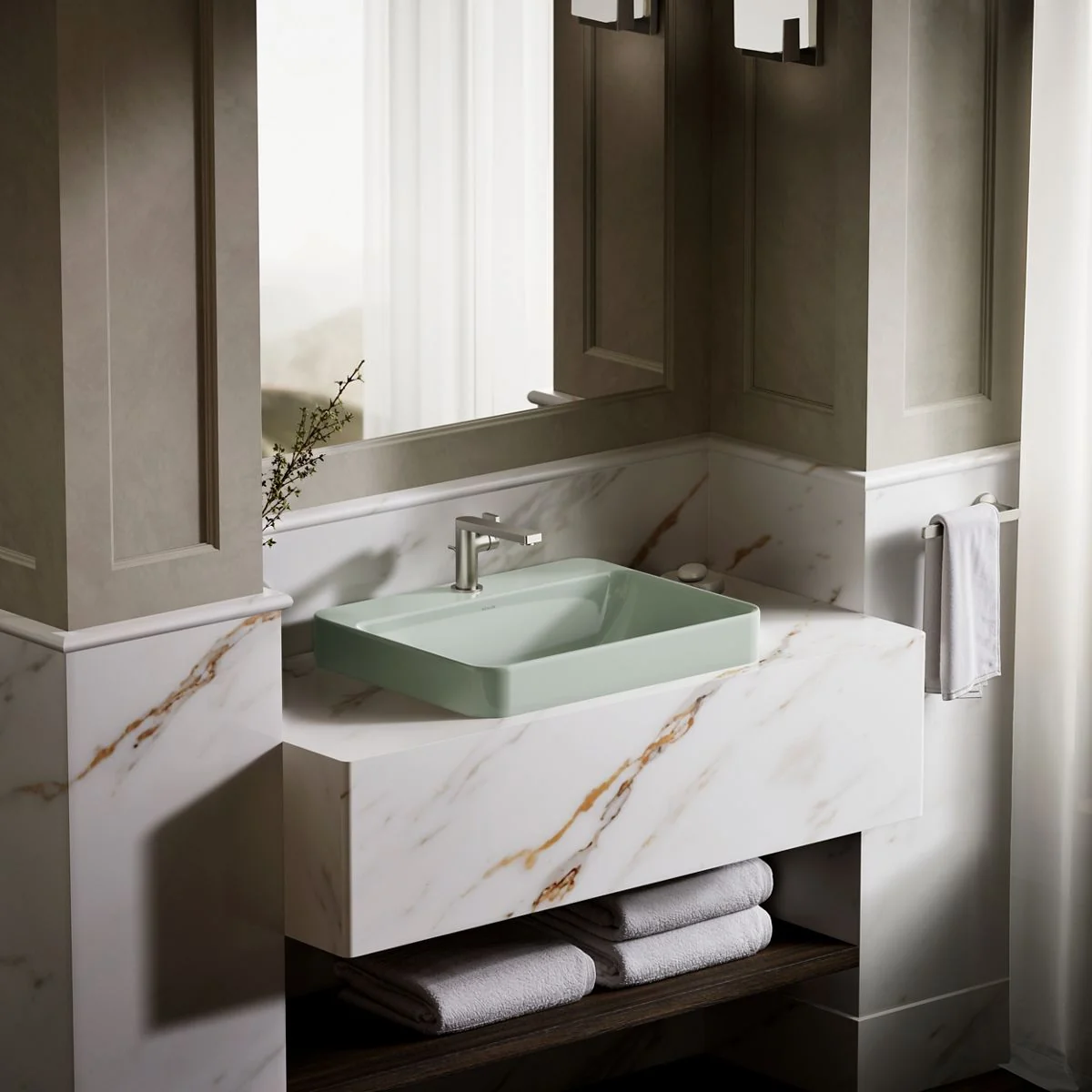 KOHLER K-2660-1 Vox 23" rectangular vessel bathroom sink - Image 19