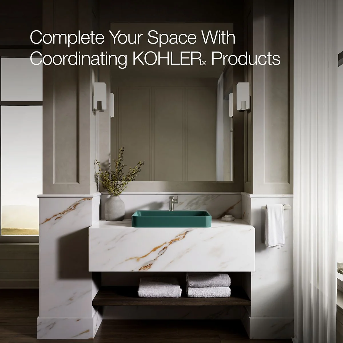 KOHLER K-2660-1 Vox 23" rectangular vessel bathroom sink - Image 25