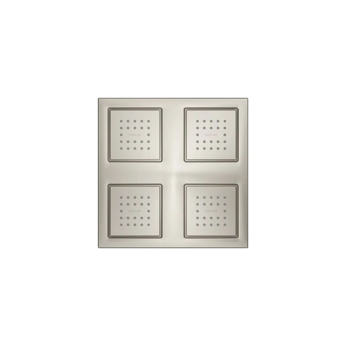 KOHLER K-98740 WaterTile Overhead shower panel with four 22-nozzle sprayheads - Image 9