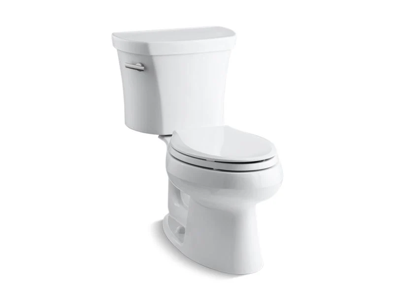KOHLER K-3948 Wellworth Two-piece elongated toilet, 1.28 gpf