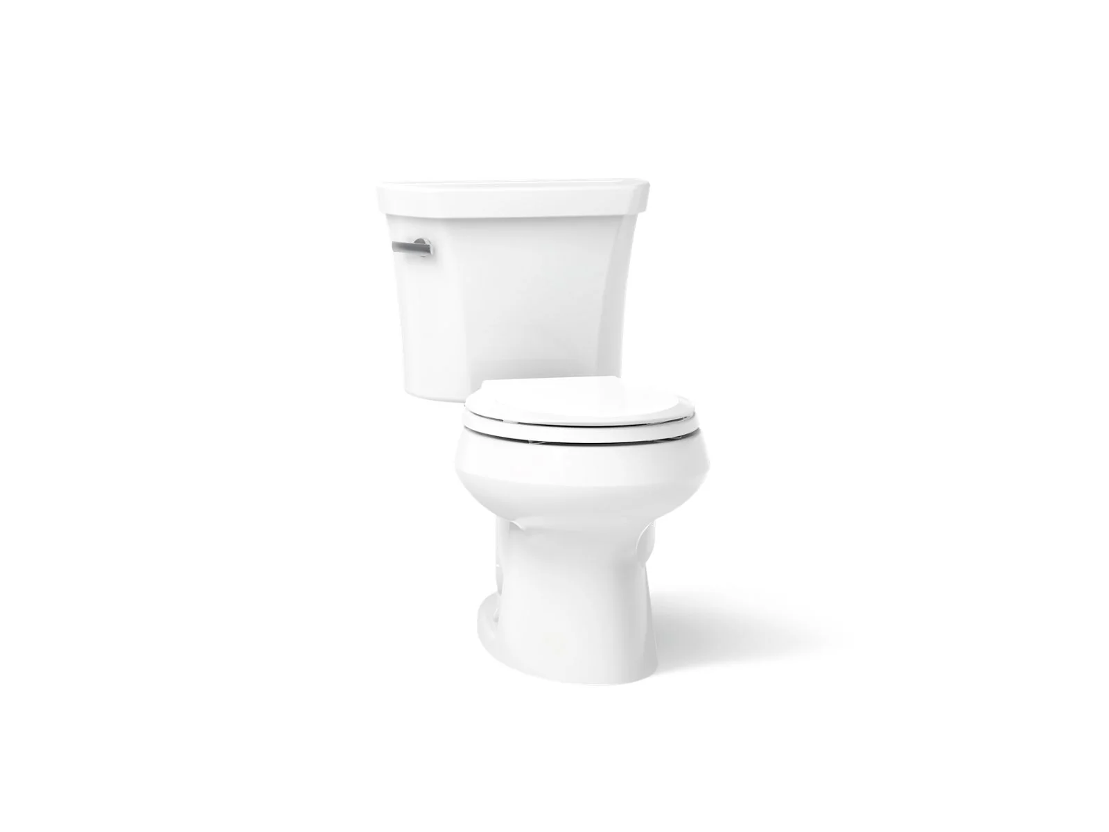 KOHLER K-3997 Wellworth Two-piece round-front toilet, 1.28 gpf - Image 5