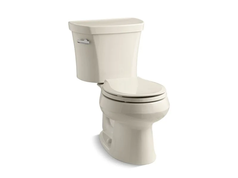 KOHLER K-3947 Wellworth Two-piece round-front toilet, 1.28 gpf - Image 2