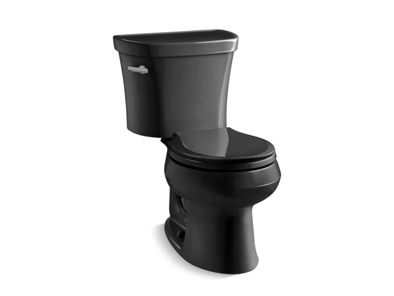 KOHLER K-3947 Wellworth Two-piece round-front toilet, 1.28 gpf - Image 3