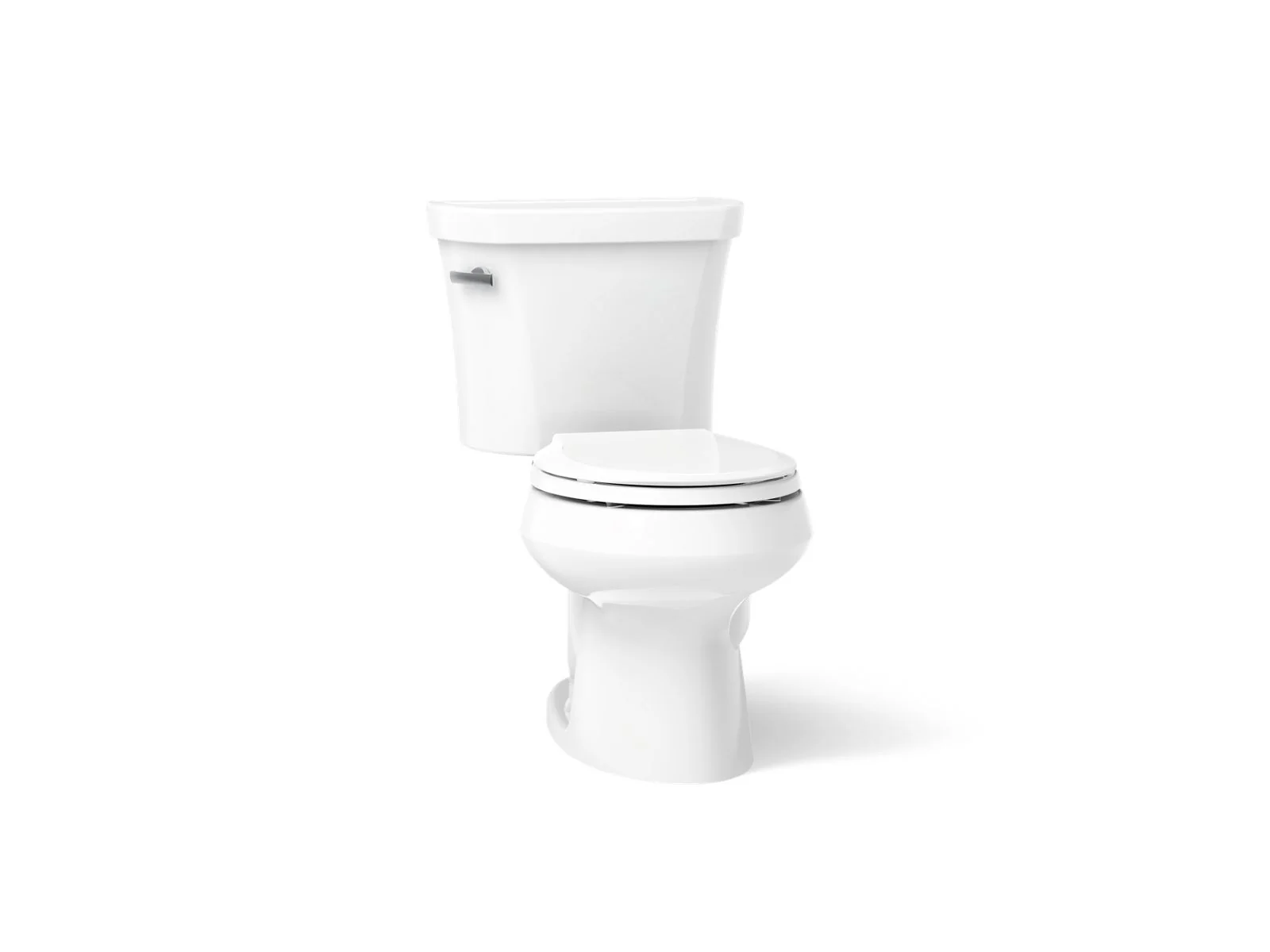 KOHLER K-3947 Wellworth Two-piece round-front toilet, 1.28 gpf - Image 5