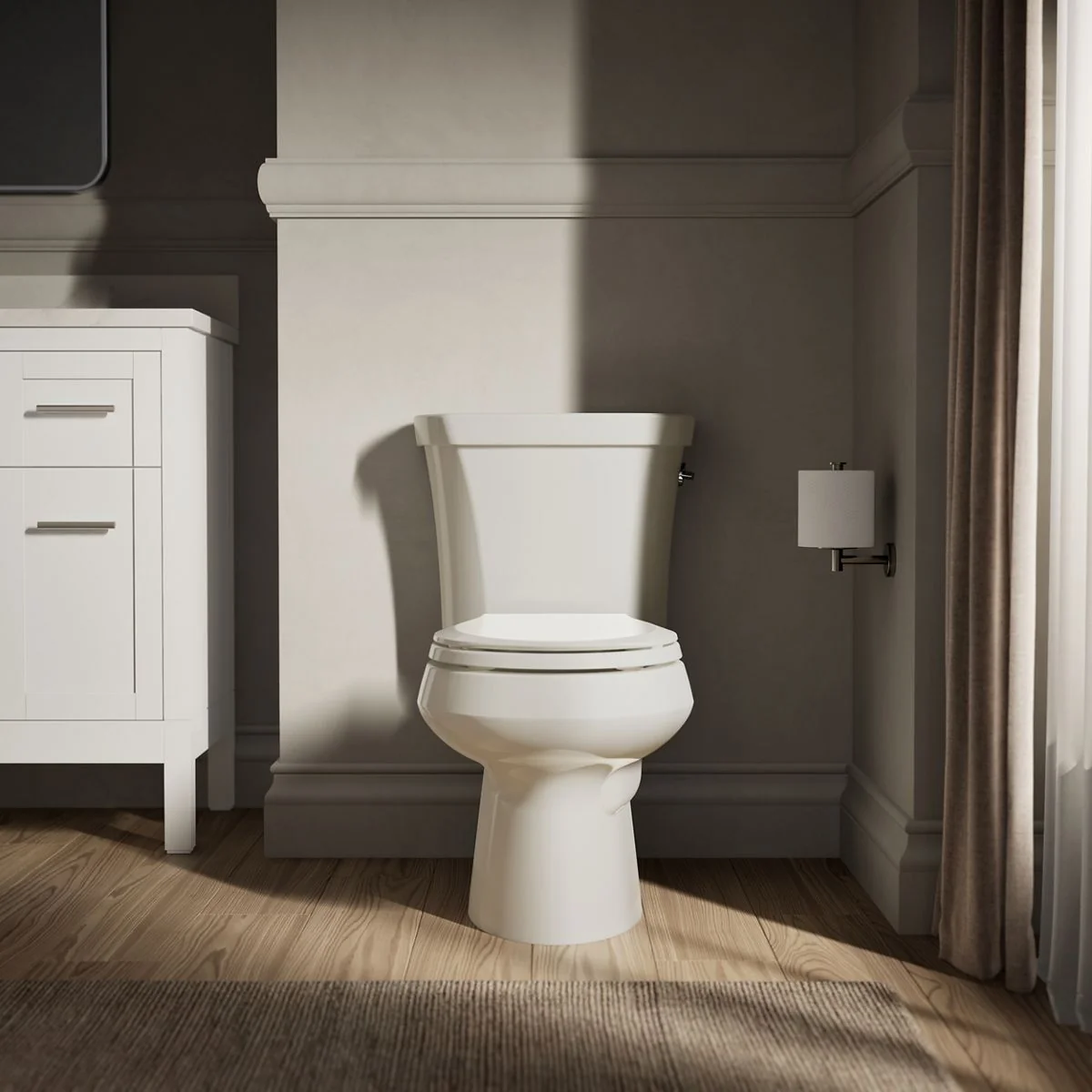 KOHLER K-3987-RA Wellworth Two-piece round-front toilet, dual-flush - Image 7