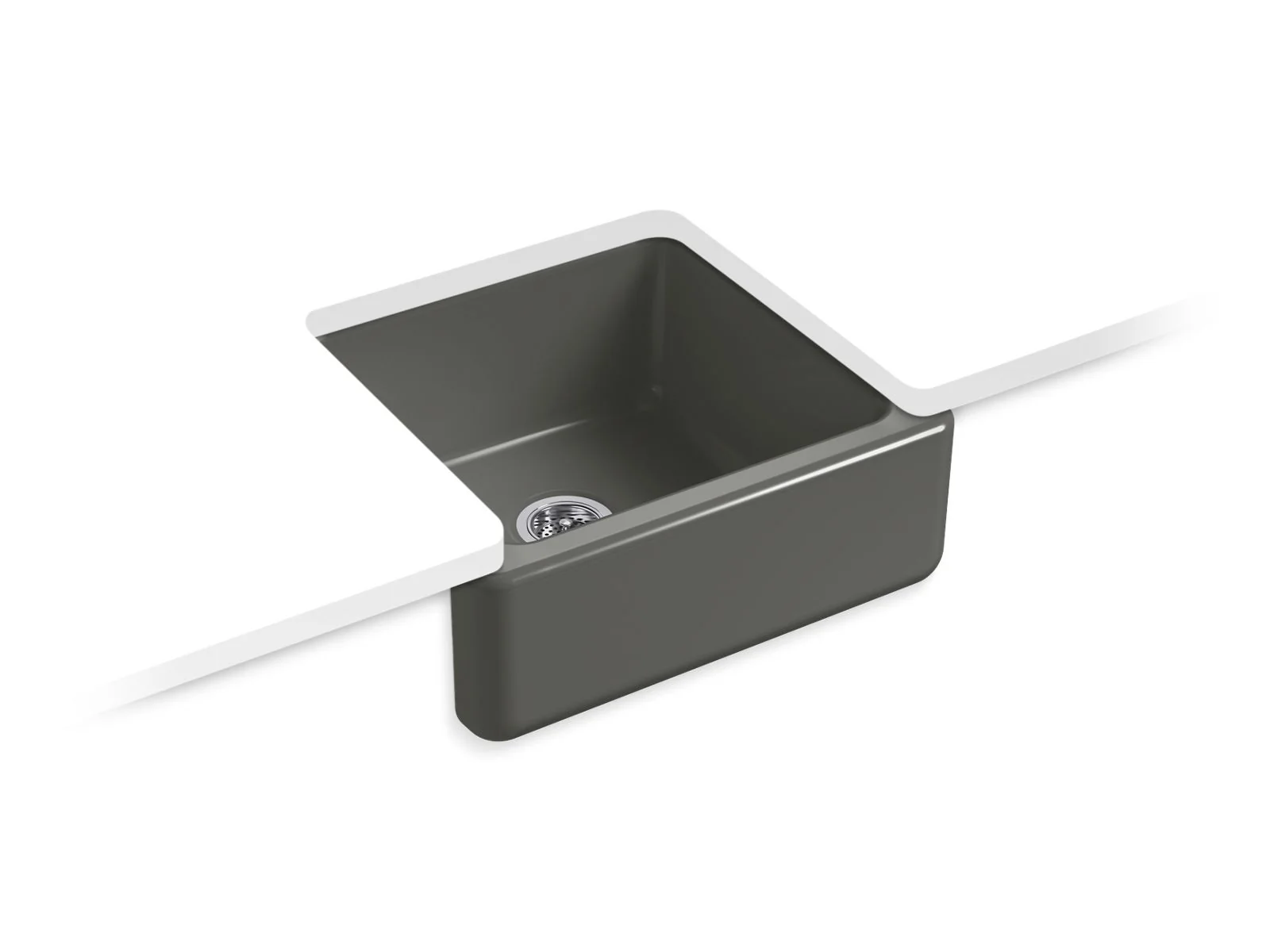 KOHLER K-5665 Whitehaven 23-1/2" undermount single-bowl farmhouse kitchen sink - Image 5