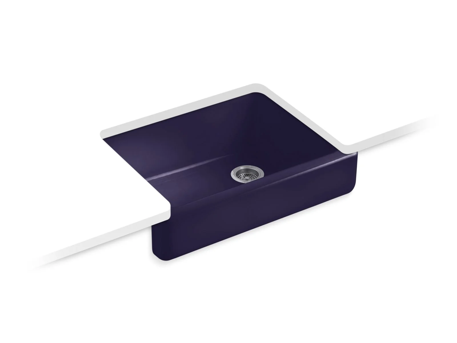 KOHLER K-6486 Whitehaven 29-1/2" undermount single-bowl farmhouse kitchen sink - Image 12