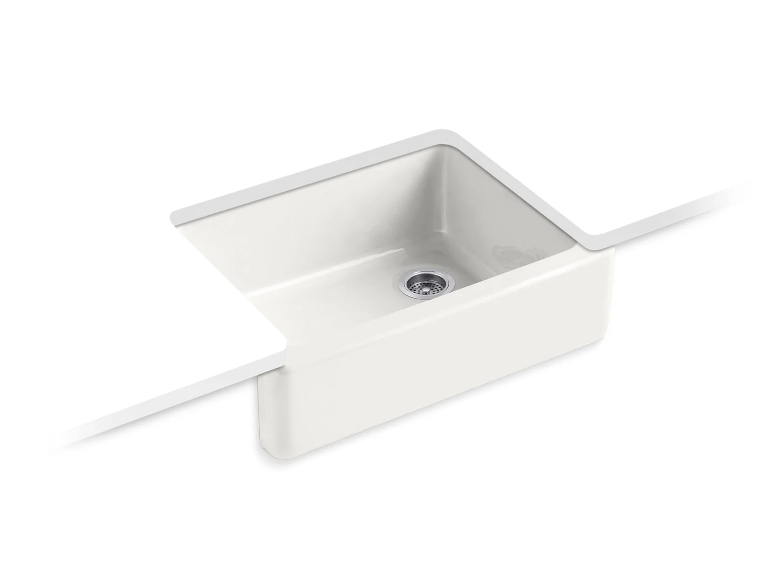 KOHLER K-6487 Whitehaven 29-3/4" undermount single-bowl farmhouse kitchen sink - Image 9