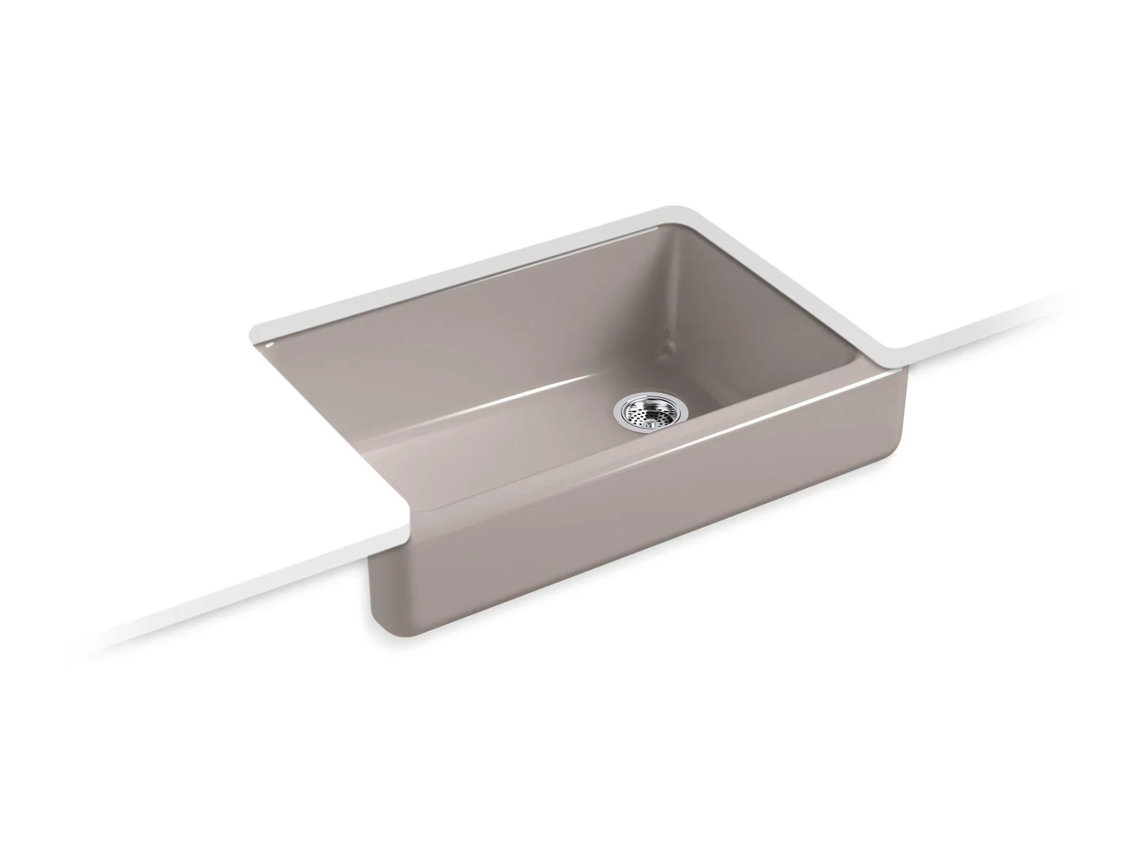 KOHLER K-5826 Whitehaven 32-1/2" undermount single-bowl farmhouse kitchen sink - Image 11