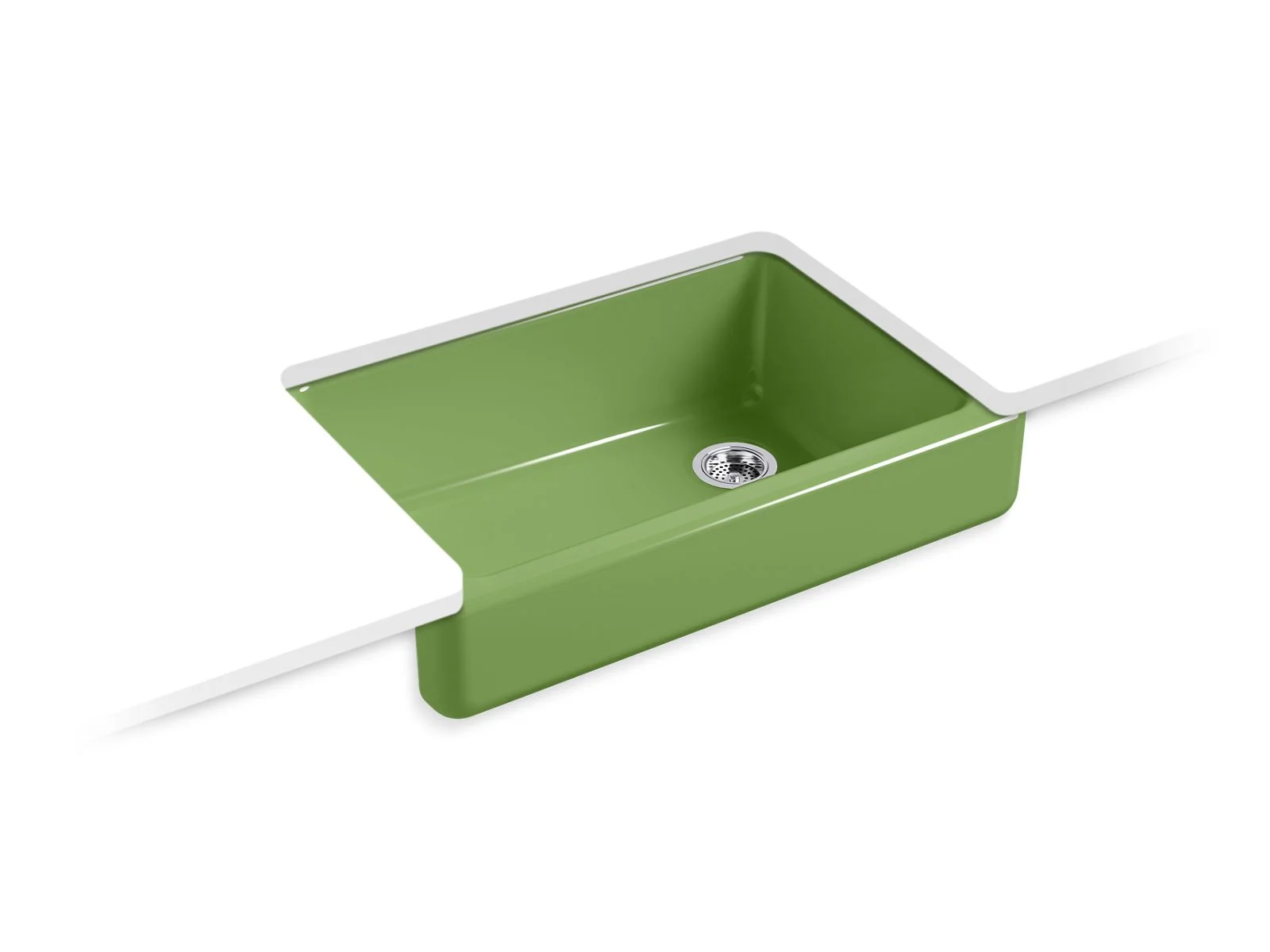 KOHLER K-5826 Whitehaven 32-1/2" undermount single-bowl farmhouse kitchen sink - Image 3