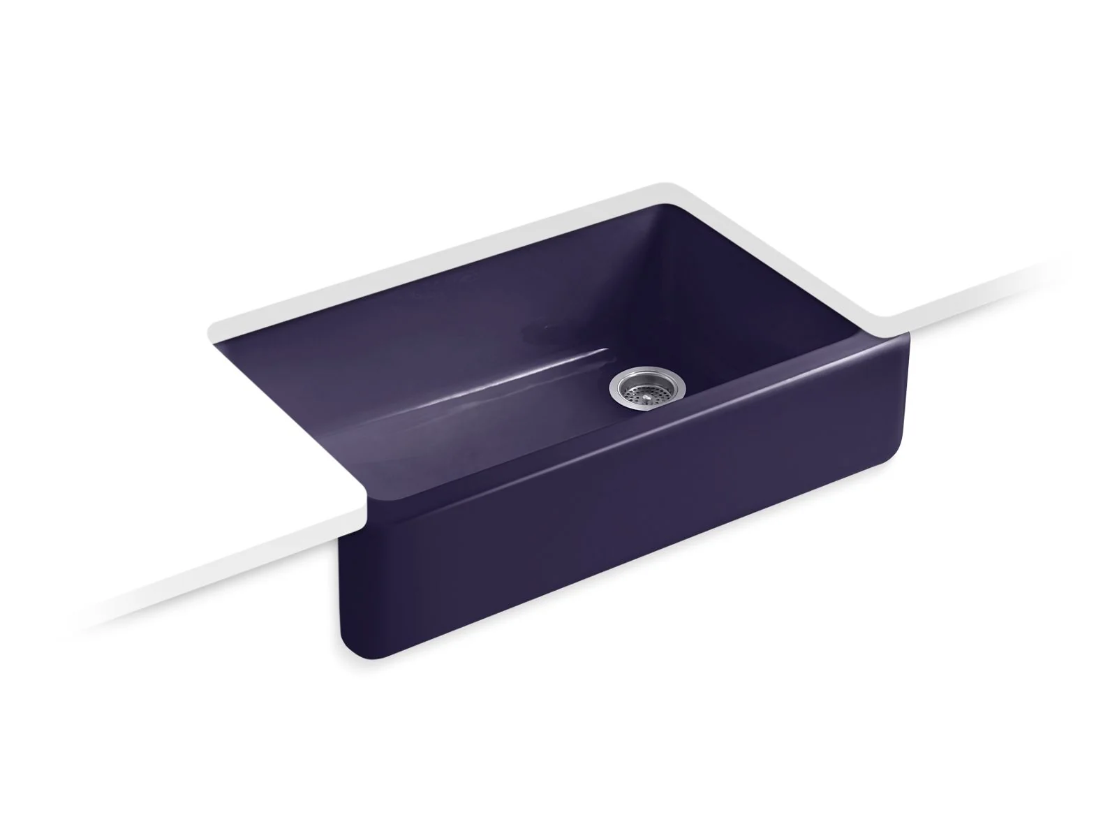 KOHLER K-6489 Whitehaven 35-3/4" undermount single-bowl farmhouse kitchen sink - Image 12