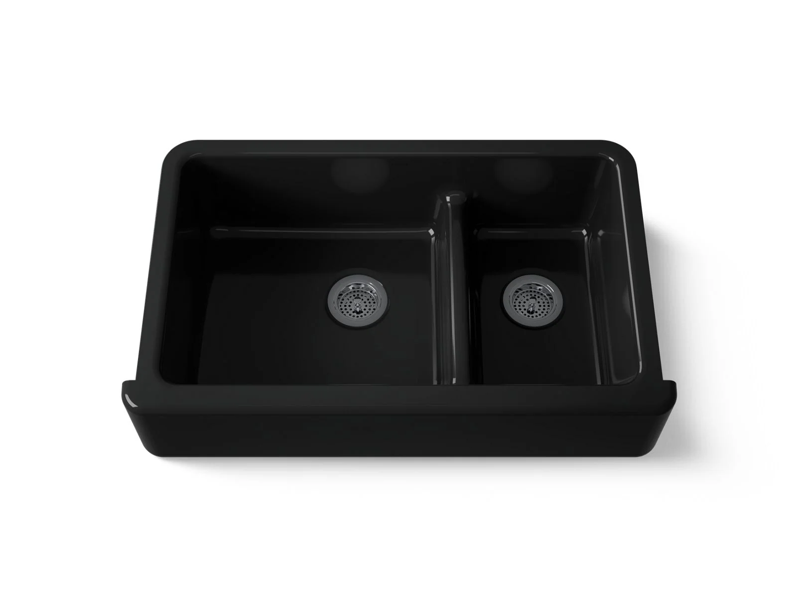 KOHLER K-6427 Whitehaven Smart Divide 35-3/4" undermount double-bowl farmhouse kitchen sink - Image 34
