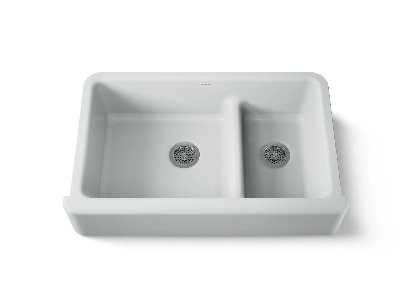 KOHLER K-6427 Whitehaven Smart Divide 35-3/4" undermount double-bowl farmhouse kitchen sink - Image 44