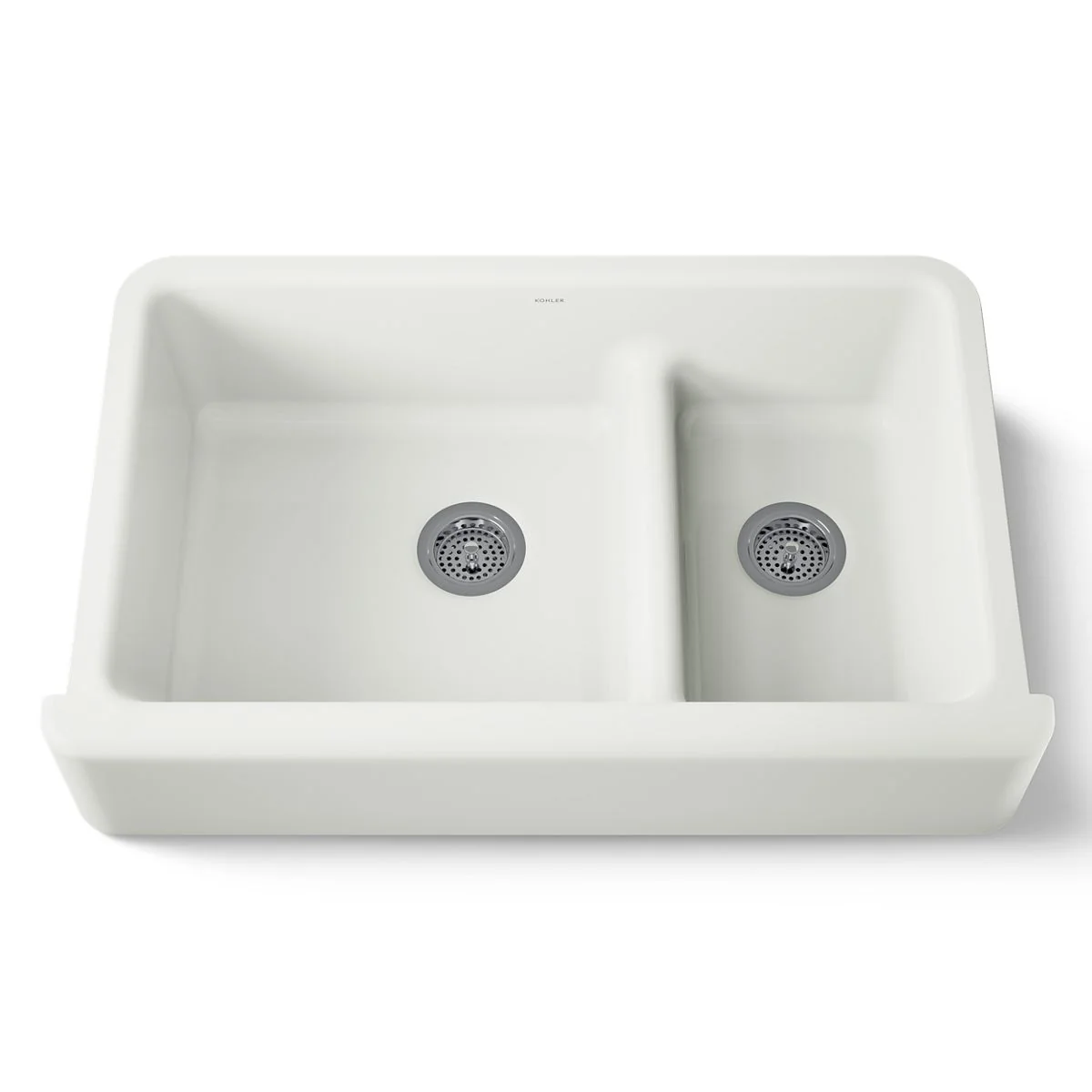 KOHLER K-6427 Whitehaven Smart Divide 35-3/4" undermount double-bowl farmhouse kitchen sink - Image 58