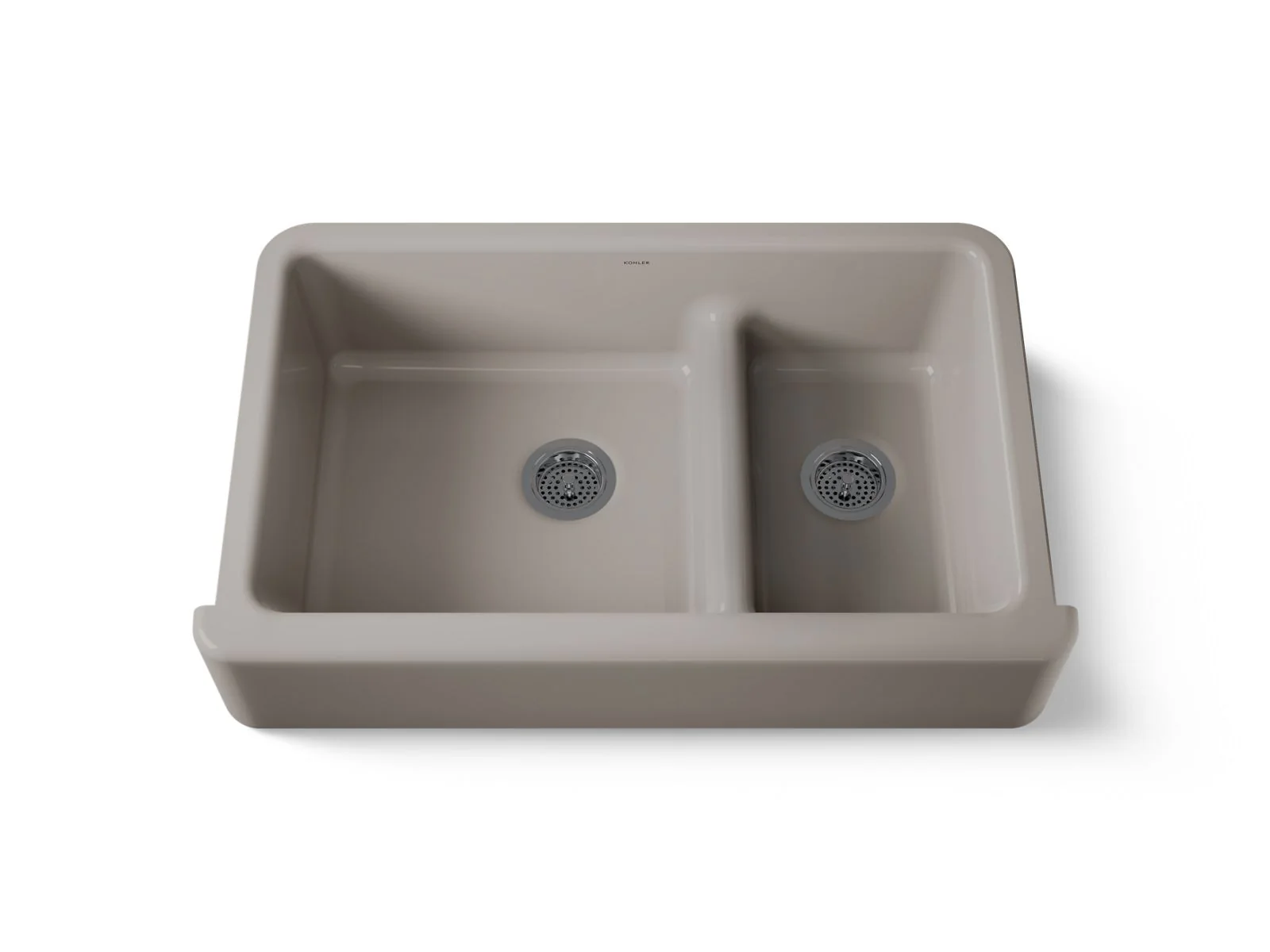 KOHLER K-6427 Whitehaven Smart Divide 35-3/4" undermount double-bowl farmhouse kitchen sink - Image 59